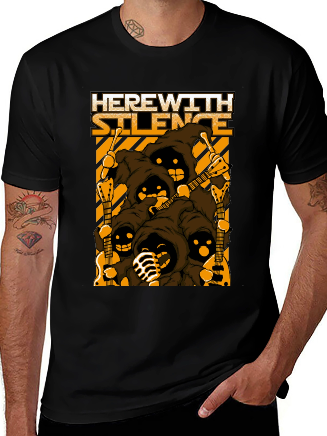 Herewith Silence Graphic T-Shirt - Band Tee