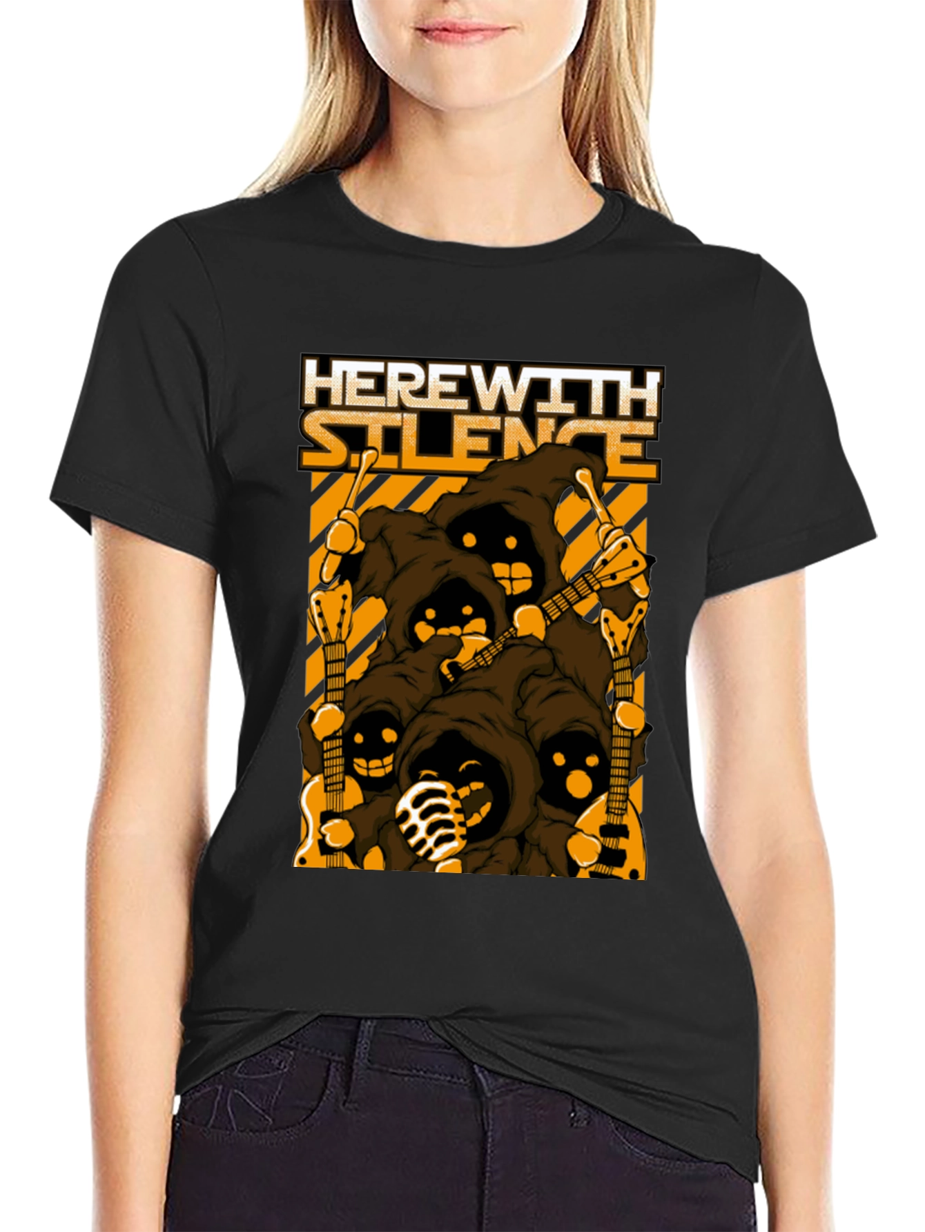 Herewith Silence Graphic T-Shirt - Band Tee