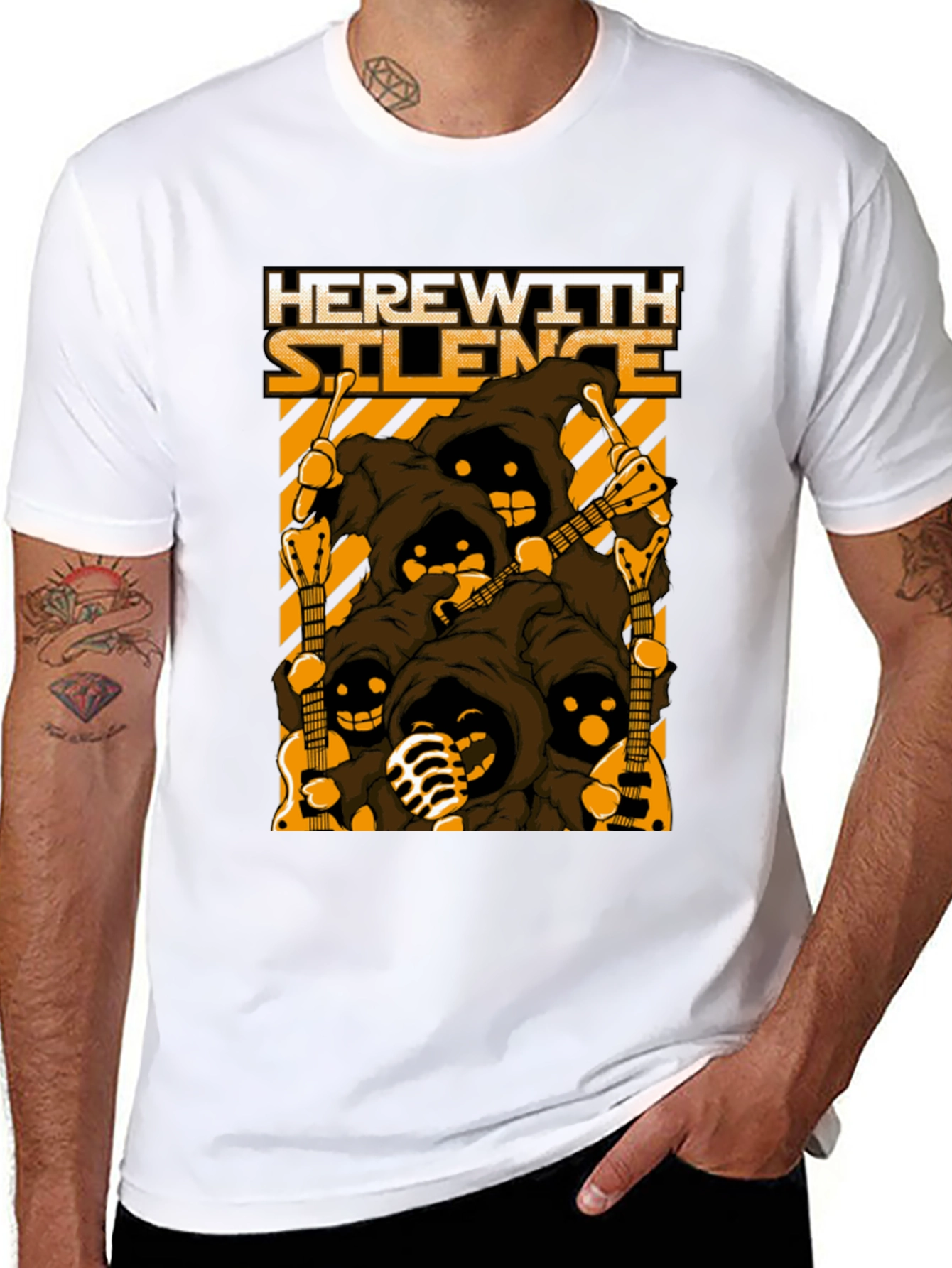 Herewith Silence Graphic T-Shirt - Band Tee