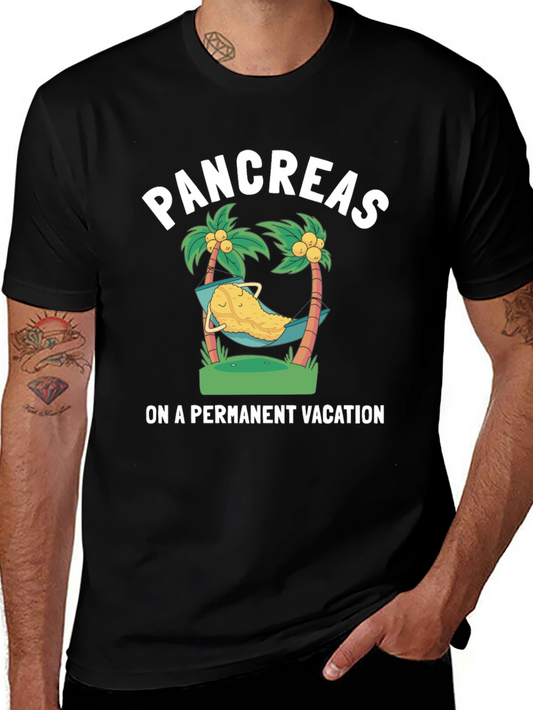 Pancreas Permanent Vacation Graphic T-Shirt