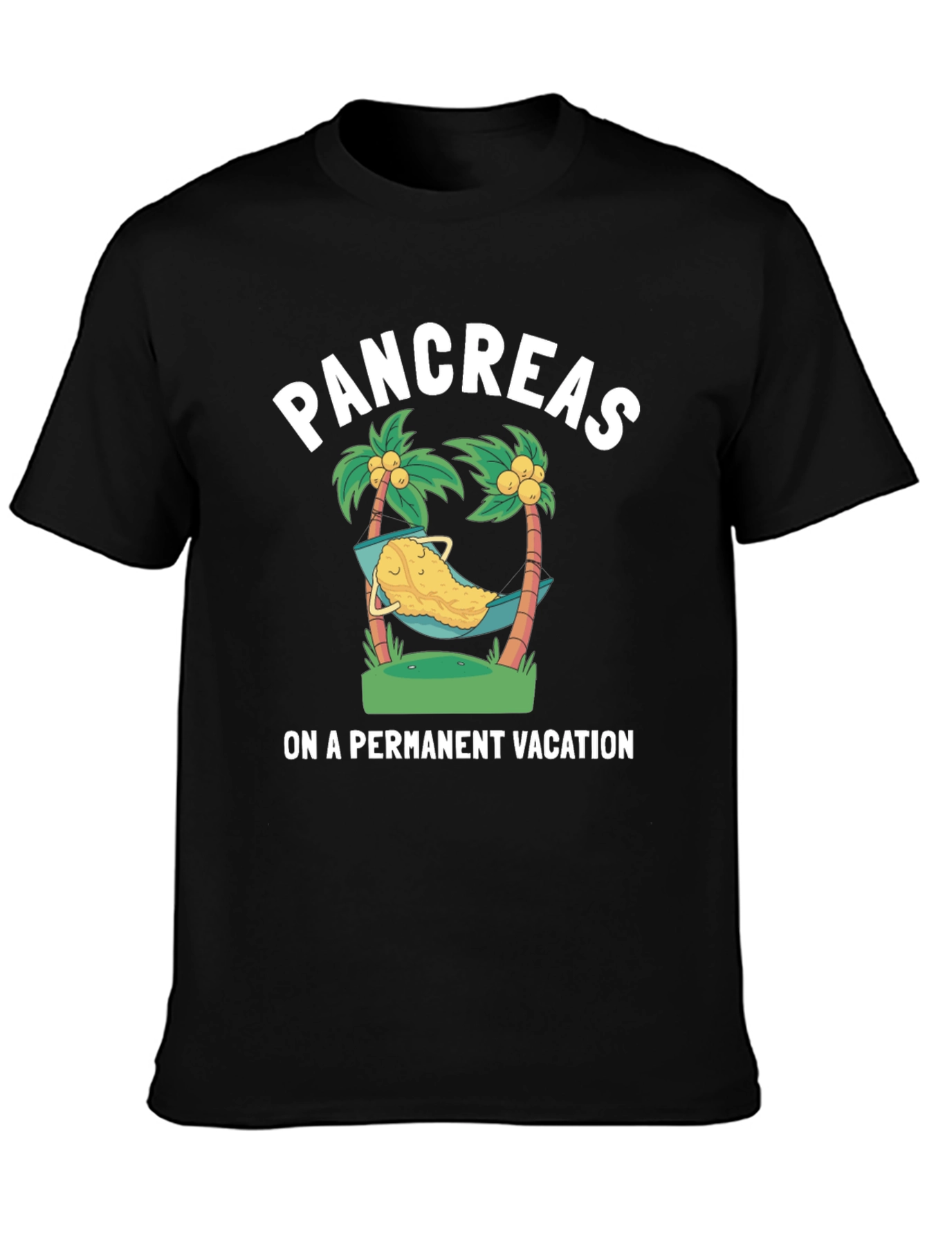 Pancreas Permanent Vacation Graphic T-Shirt