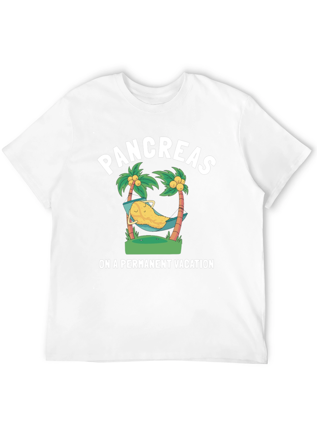 Pancreas Permanent Vacation Graphic T-Shirt
