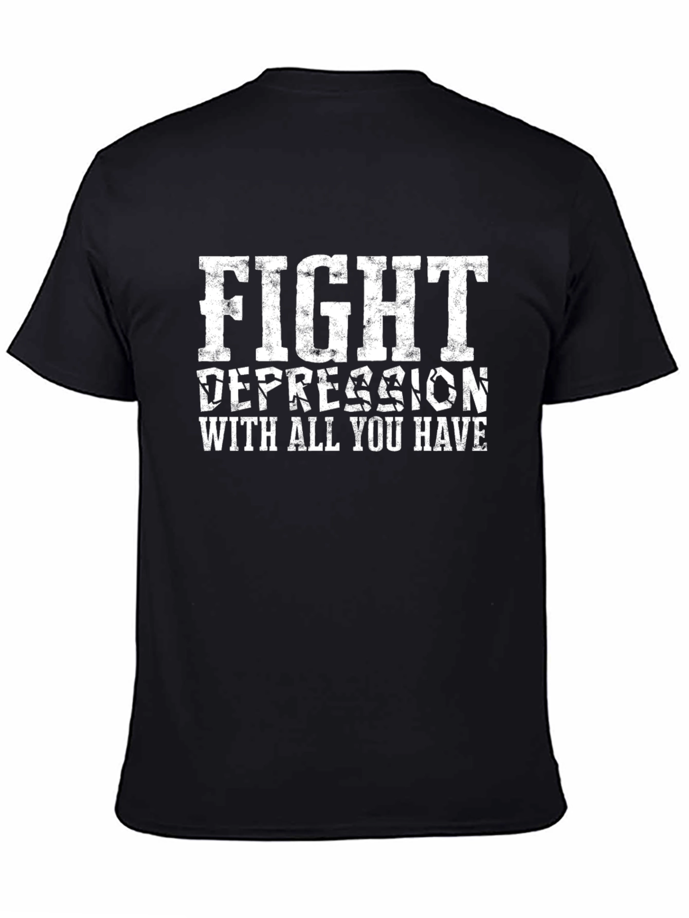 Fight Depression T-Shirt - Motivational Graphic Tee
