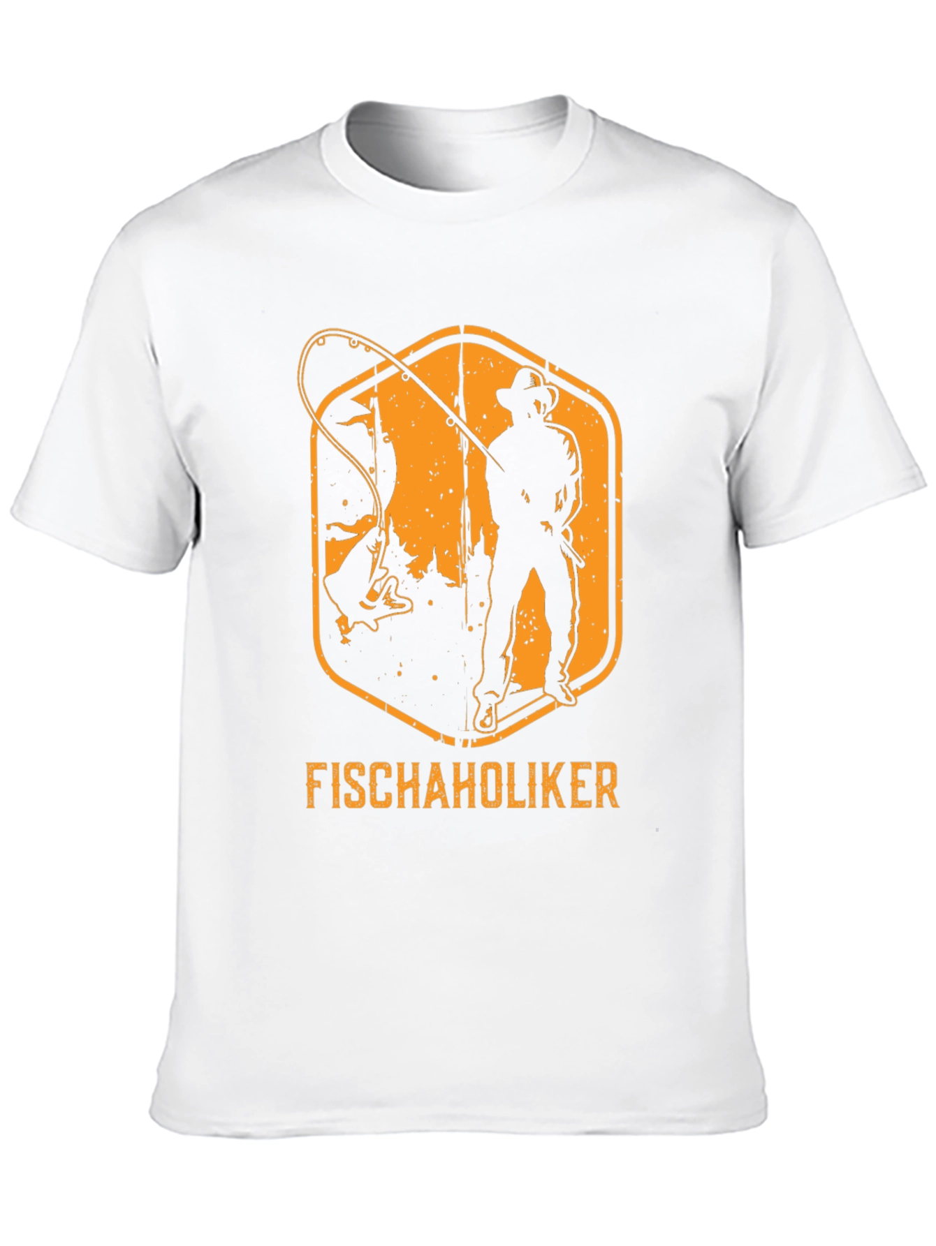 Fischaholiker Fishing T-Shirt - Black Cotton Tee
