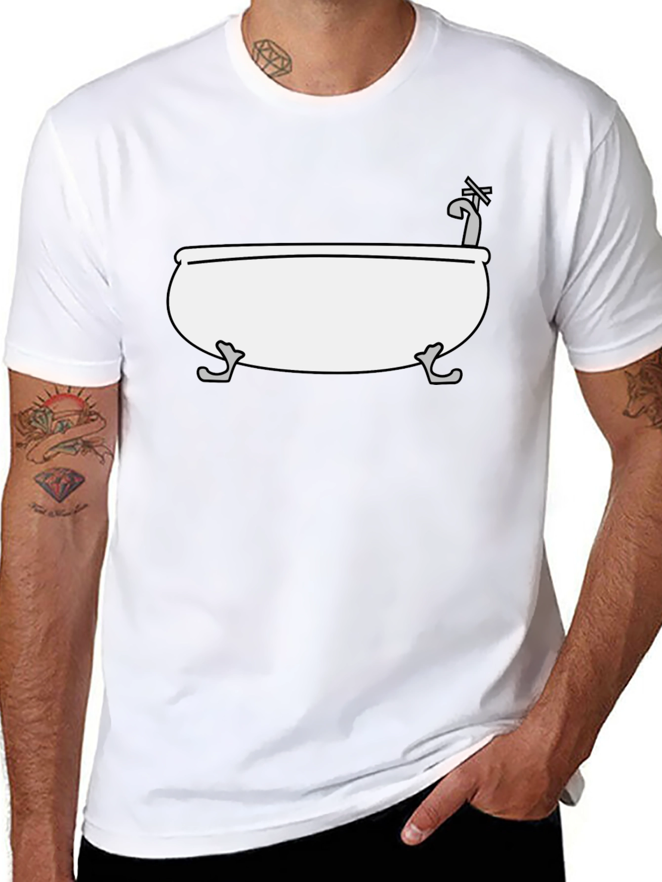Black Bathtub Graphic Tee