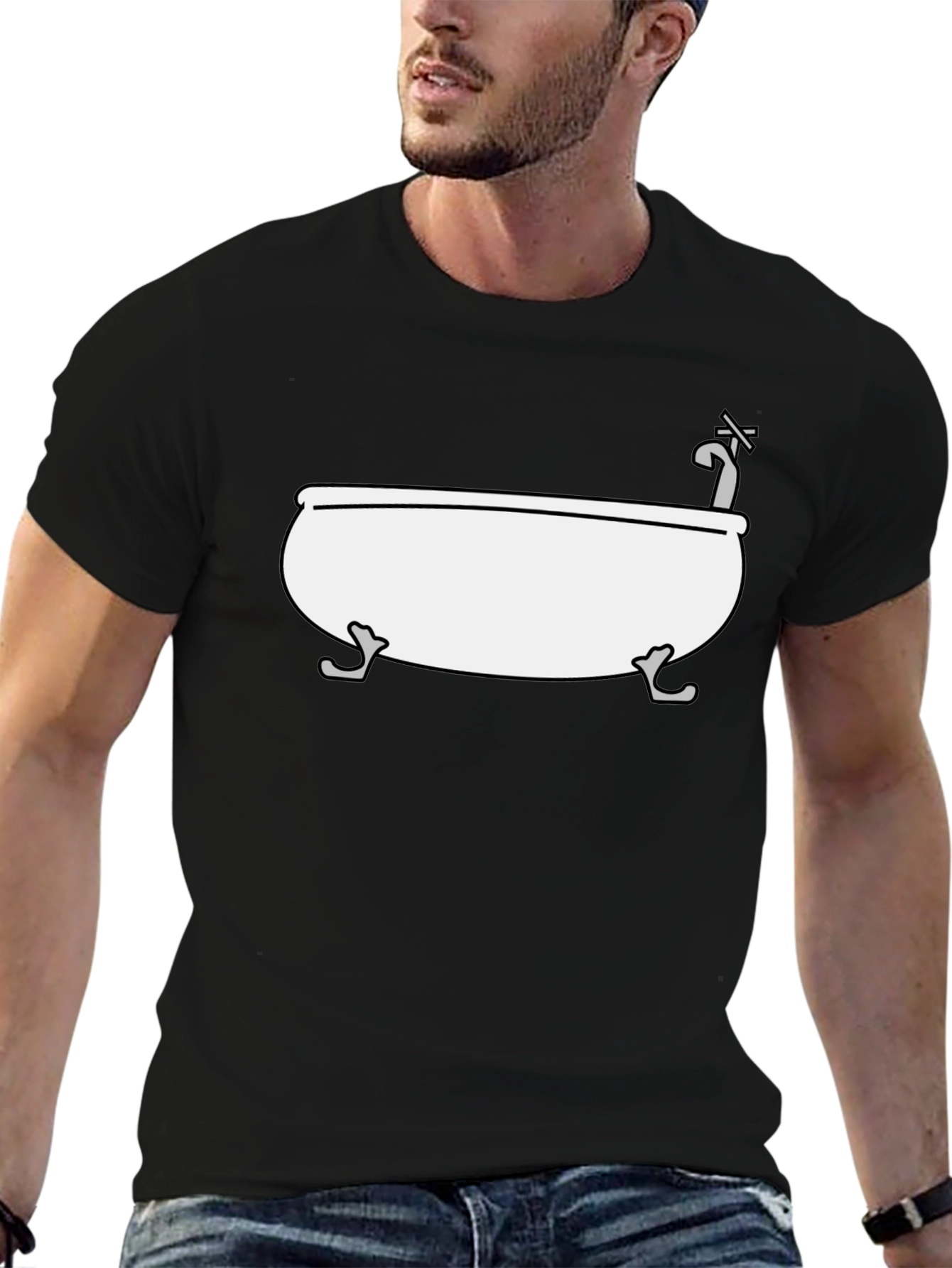Black Bathtub Graphic Tee