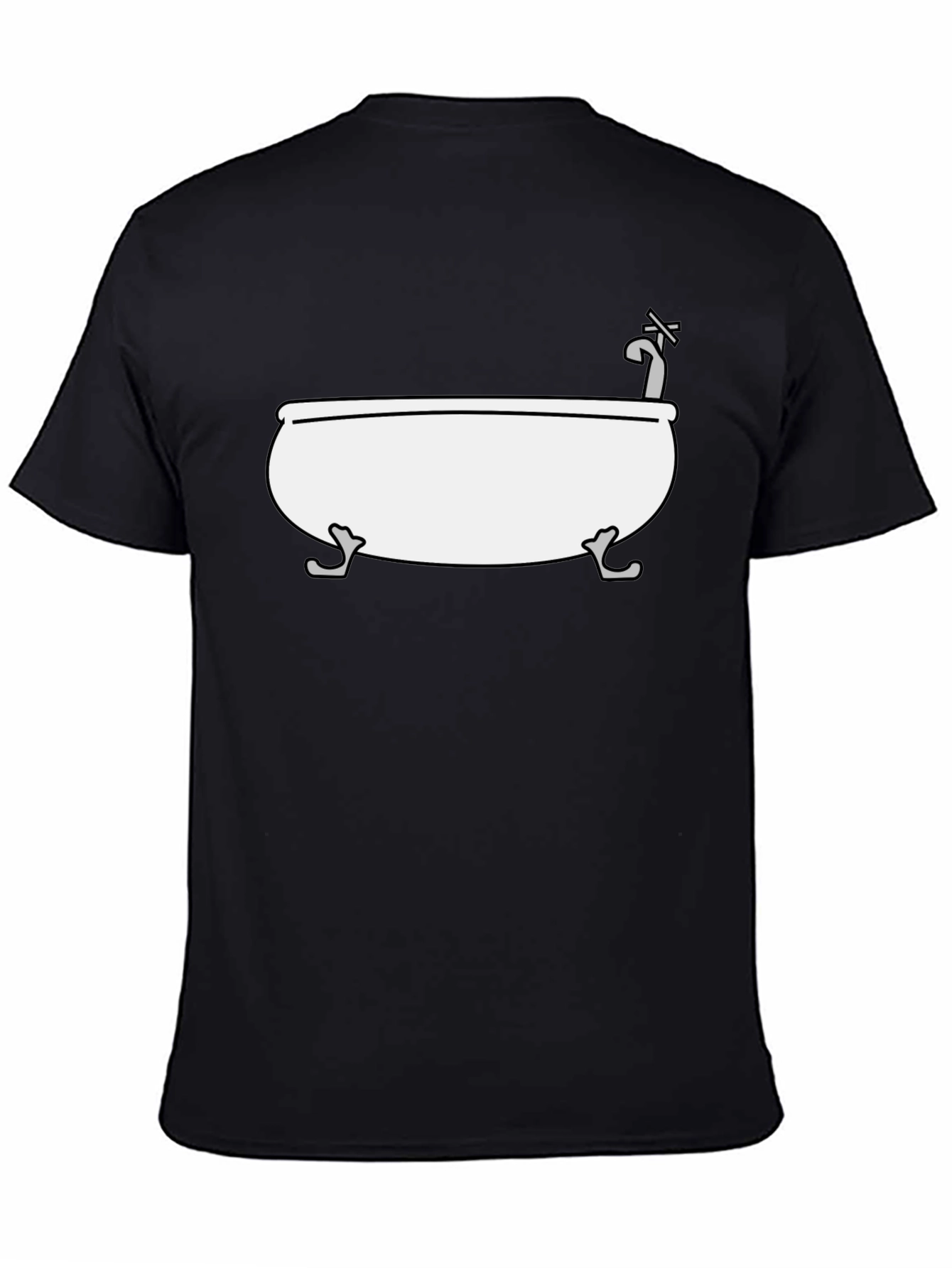 Black Bathtub Graphic Tee