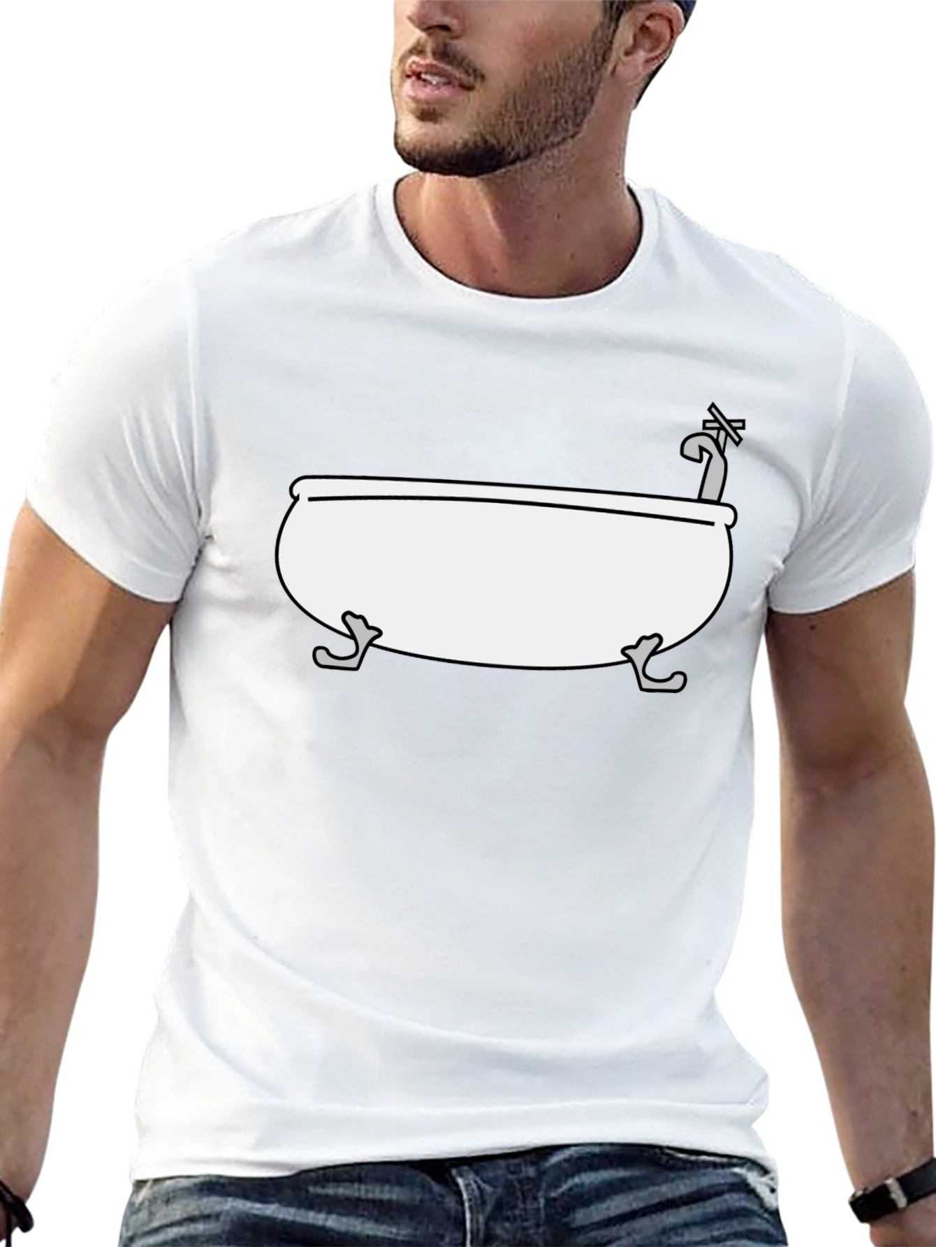 Black Bathtub Graphic Tee