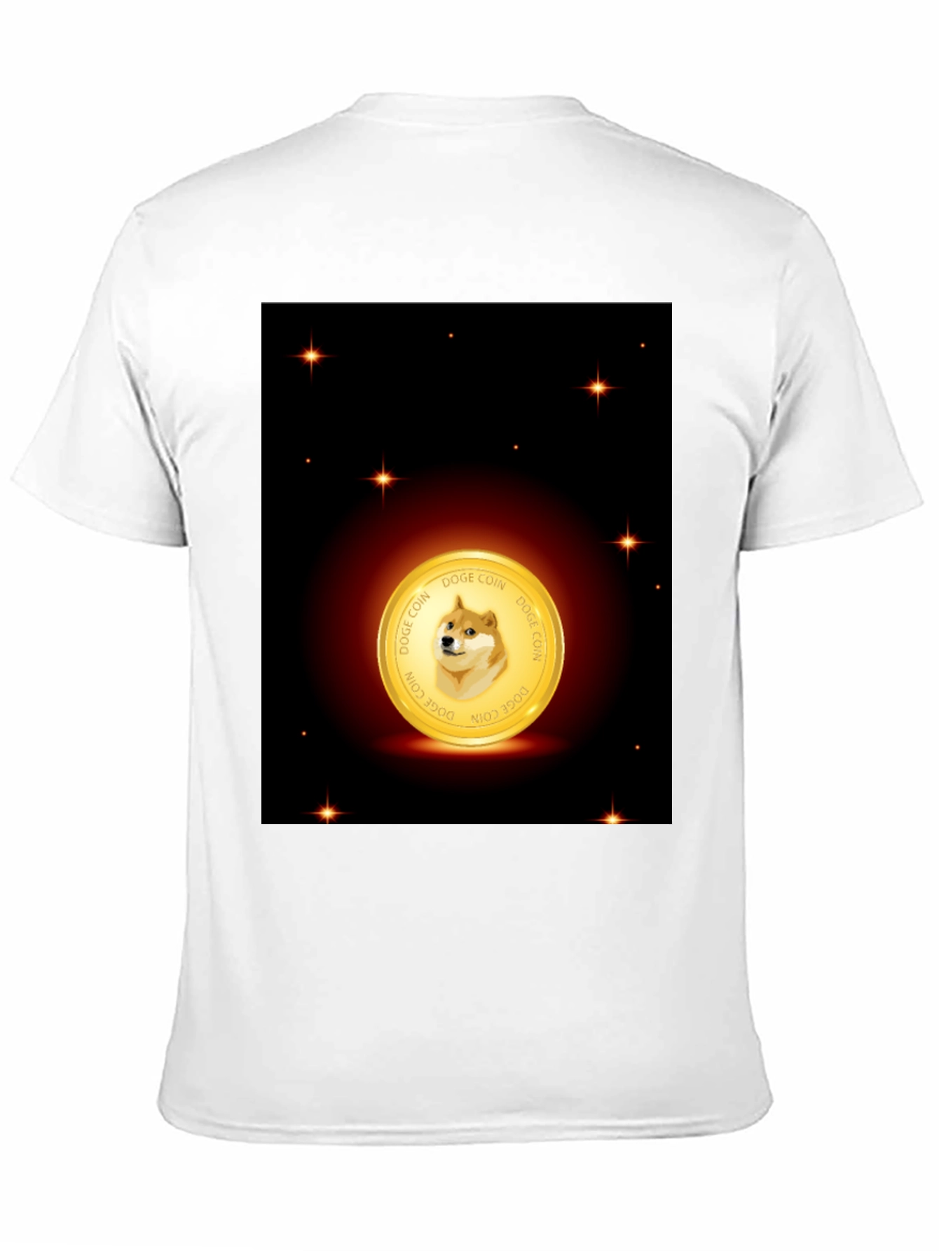Doge Coin Black T-Shirt - Crypto Currency Tee