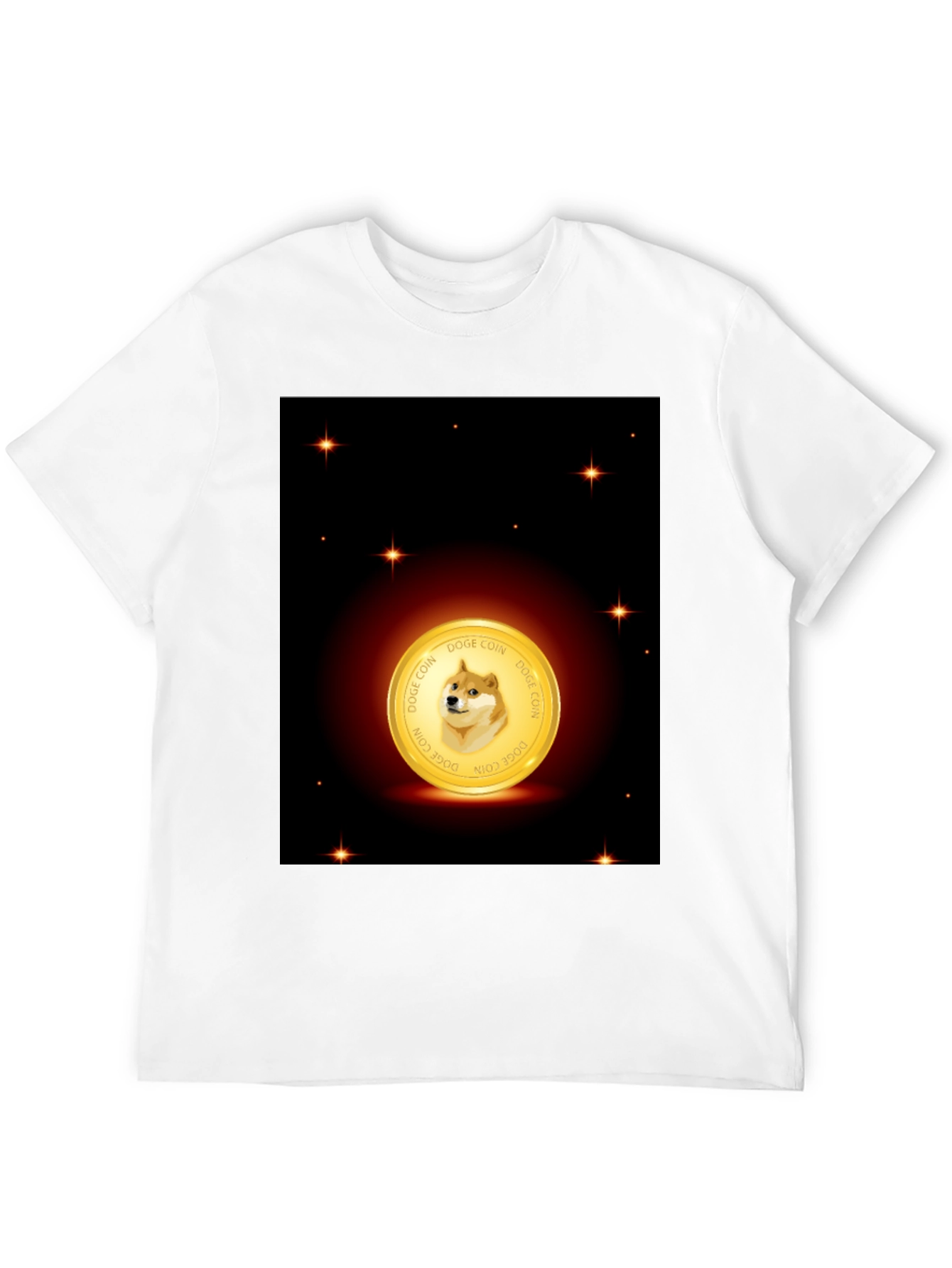 Doge Coin Black T-Shirt - Crypto Currency Tee