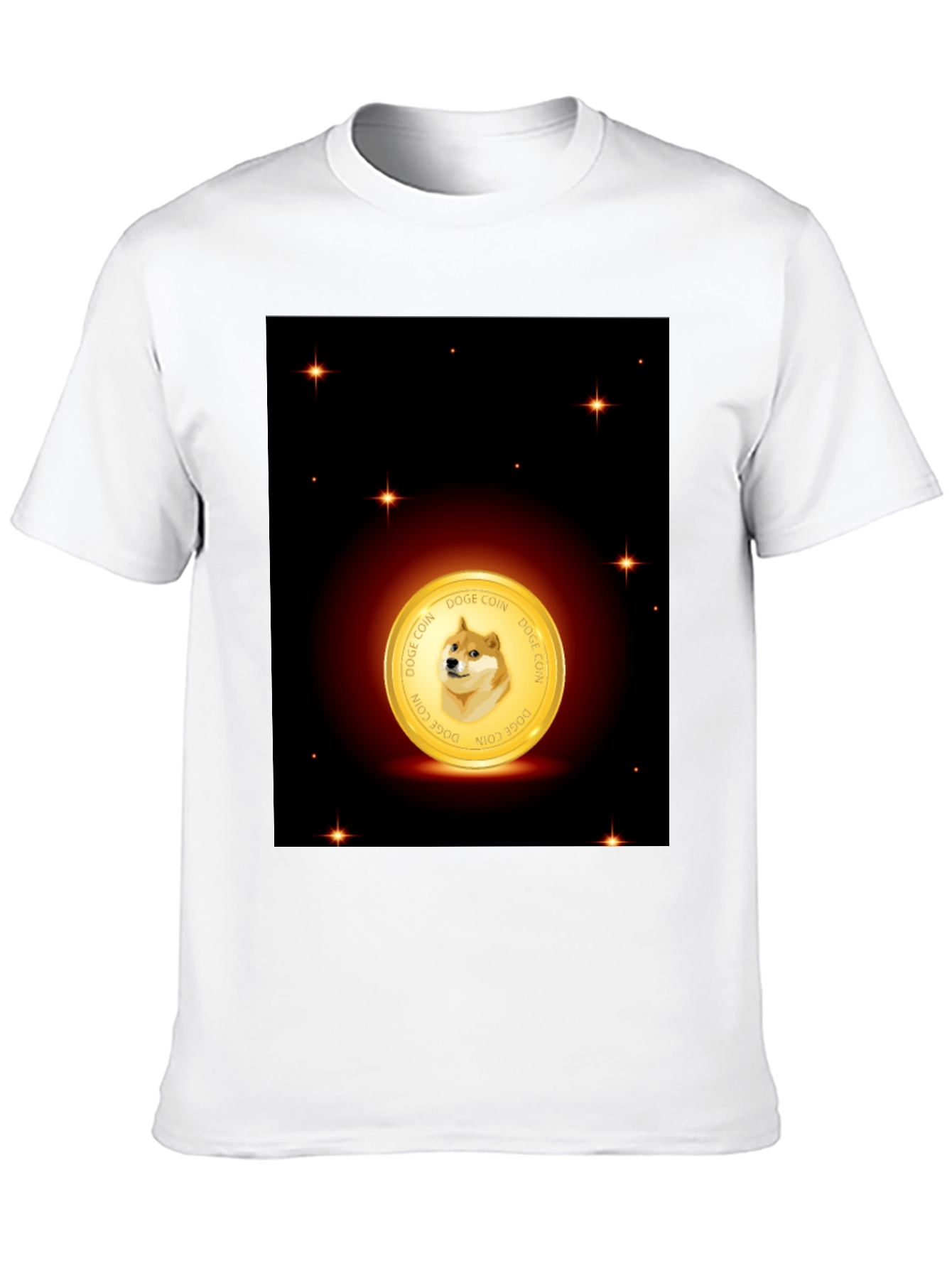 Doge Coin Black T-Shirt - Crypto Currency Tee