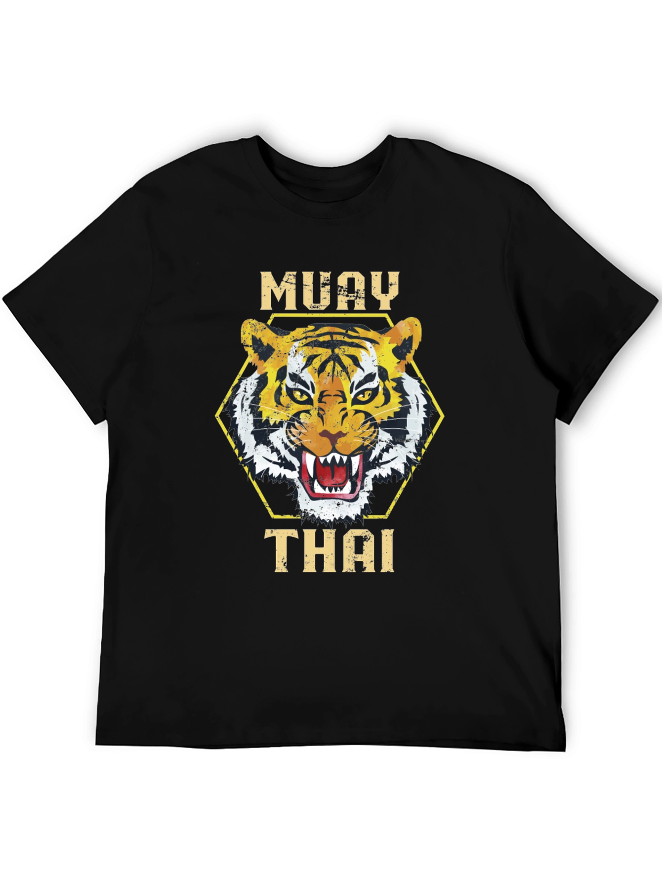 Muay Thai Tiger Graphic T-Shirt - Martial Arts Tee