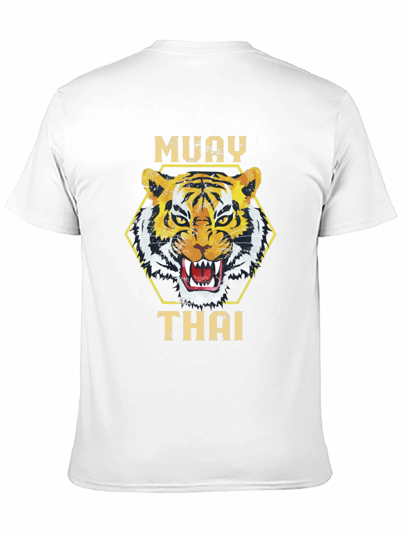 Muay Thai Tiger Graphic T-Shirt - Martial Arts Tee