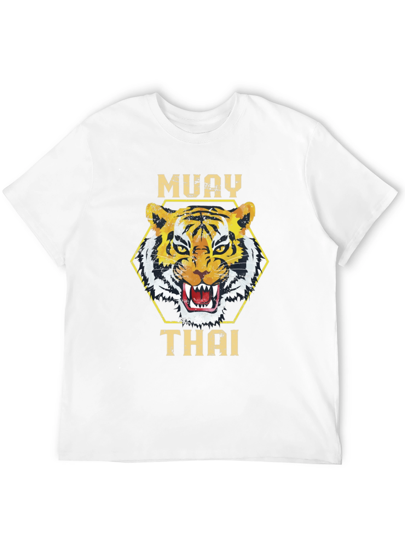 Muay Thai Tiger Graphic T-Shirt - Martial Arts Tee