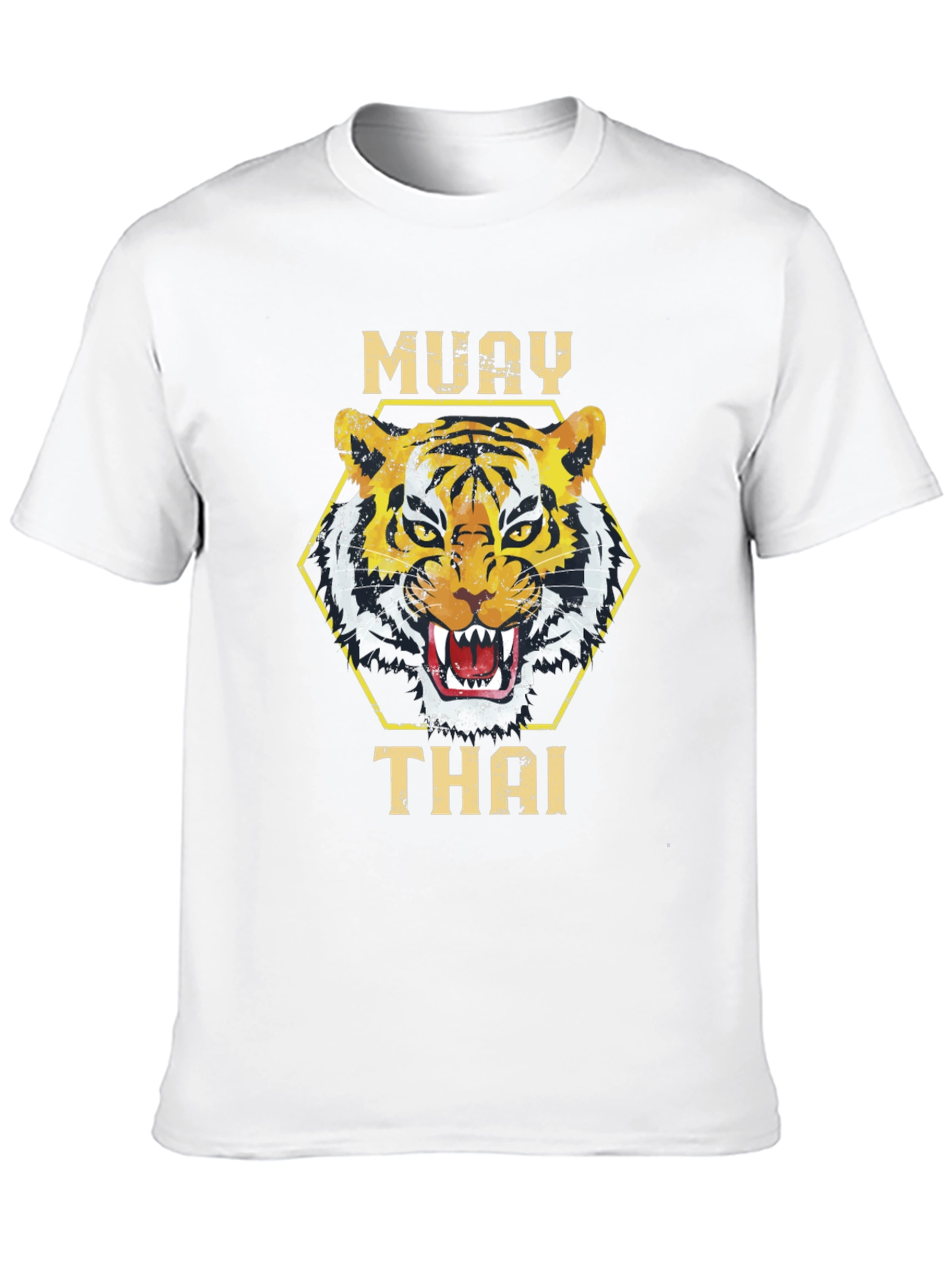 Muay Thai Tiger Graphic T-Shirt - Martial Arts Tee