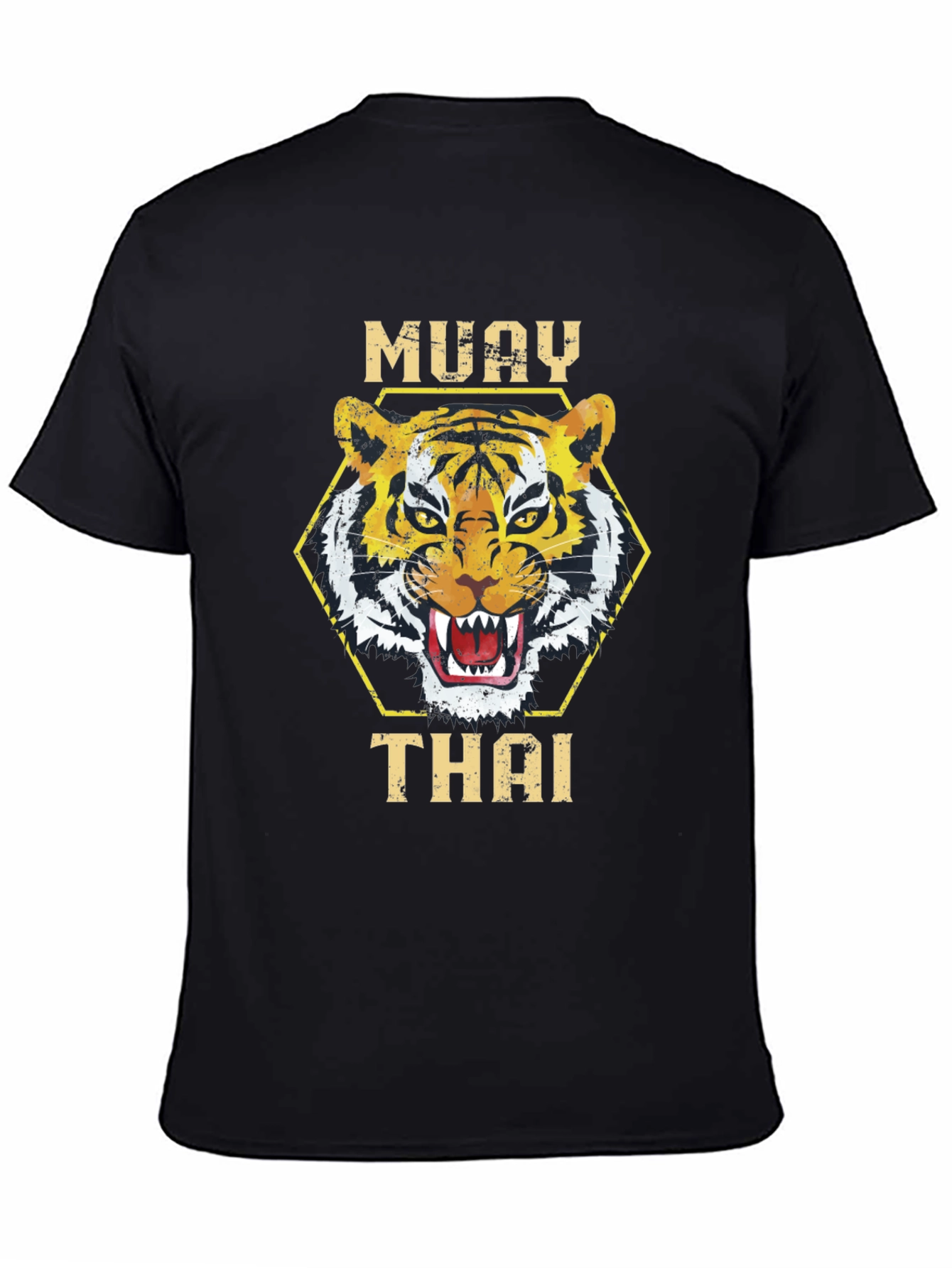 Muay Thai Tiger Graphic T-Shirt - Martial Arts Tee
