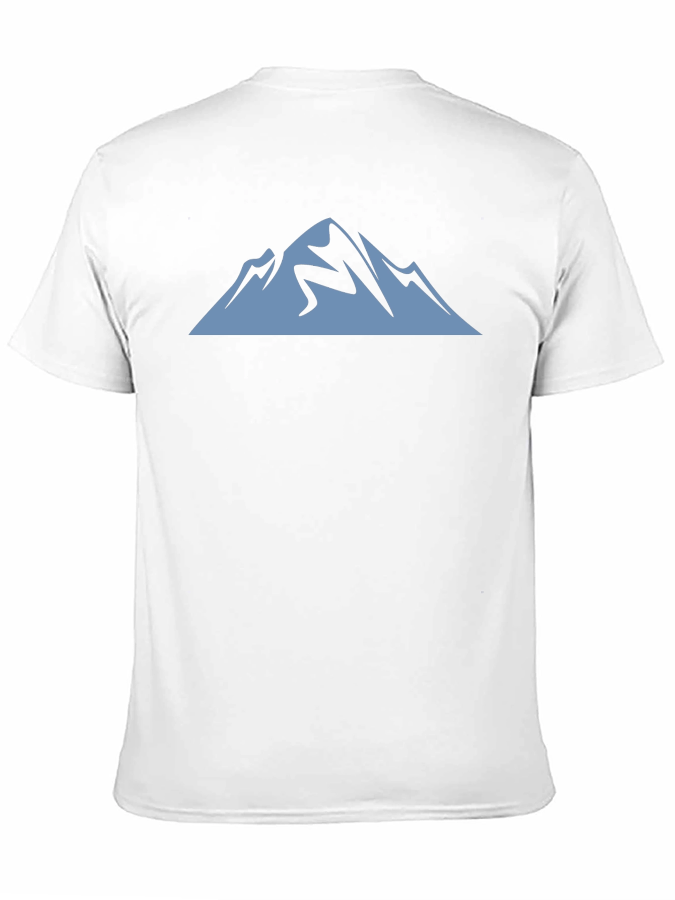 Mountain Graphic Tee - Black Cotton Casual Shirt