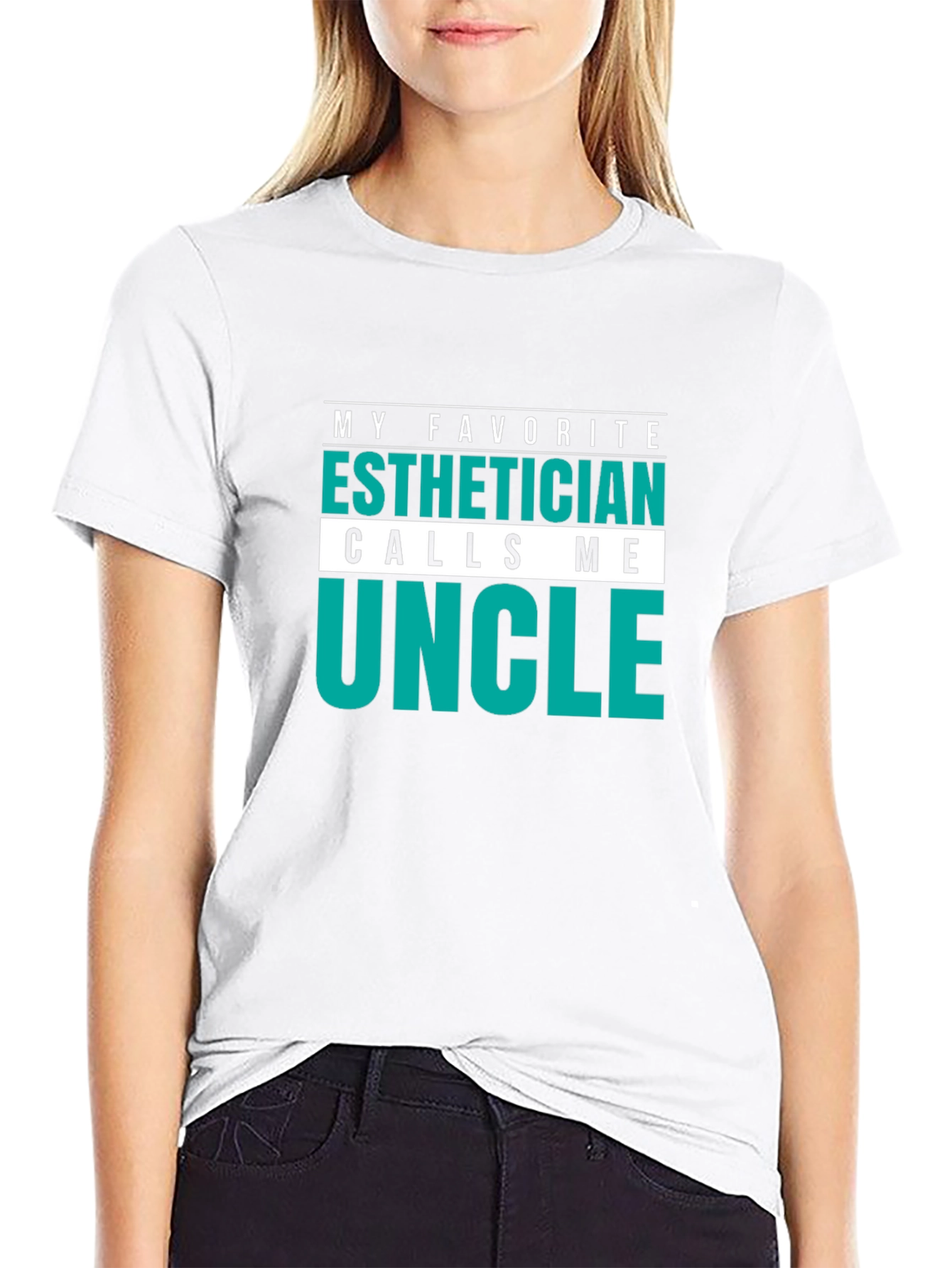 Esthetician Uncle T-Shirt Funny Gift