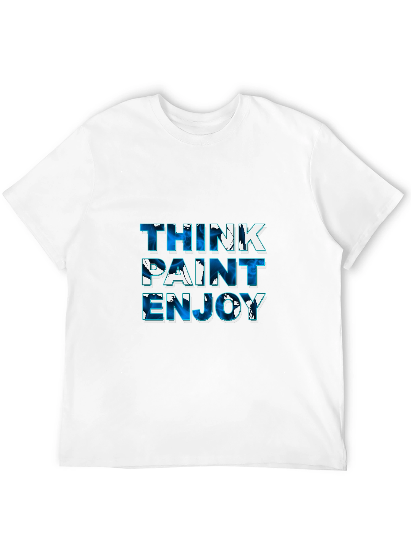 Think Paint Enjoy Black Tee