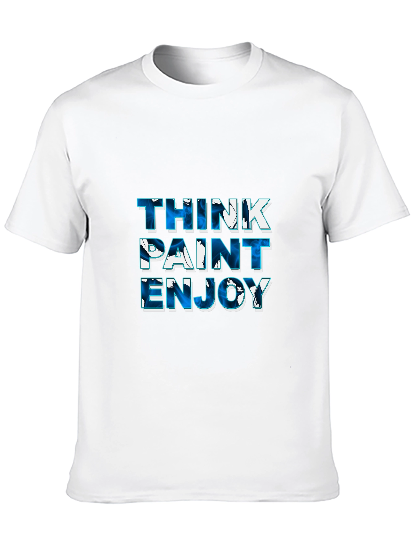 Think Paint Enjoy Black Tee