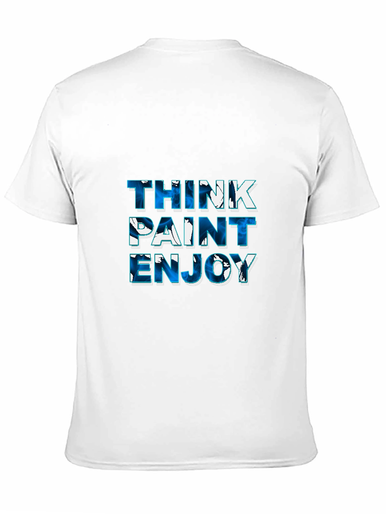 Think Paint Enjoy Black Tee
