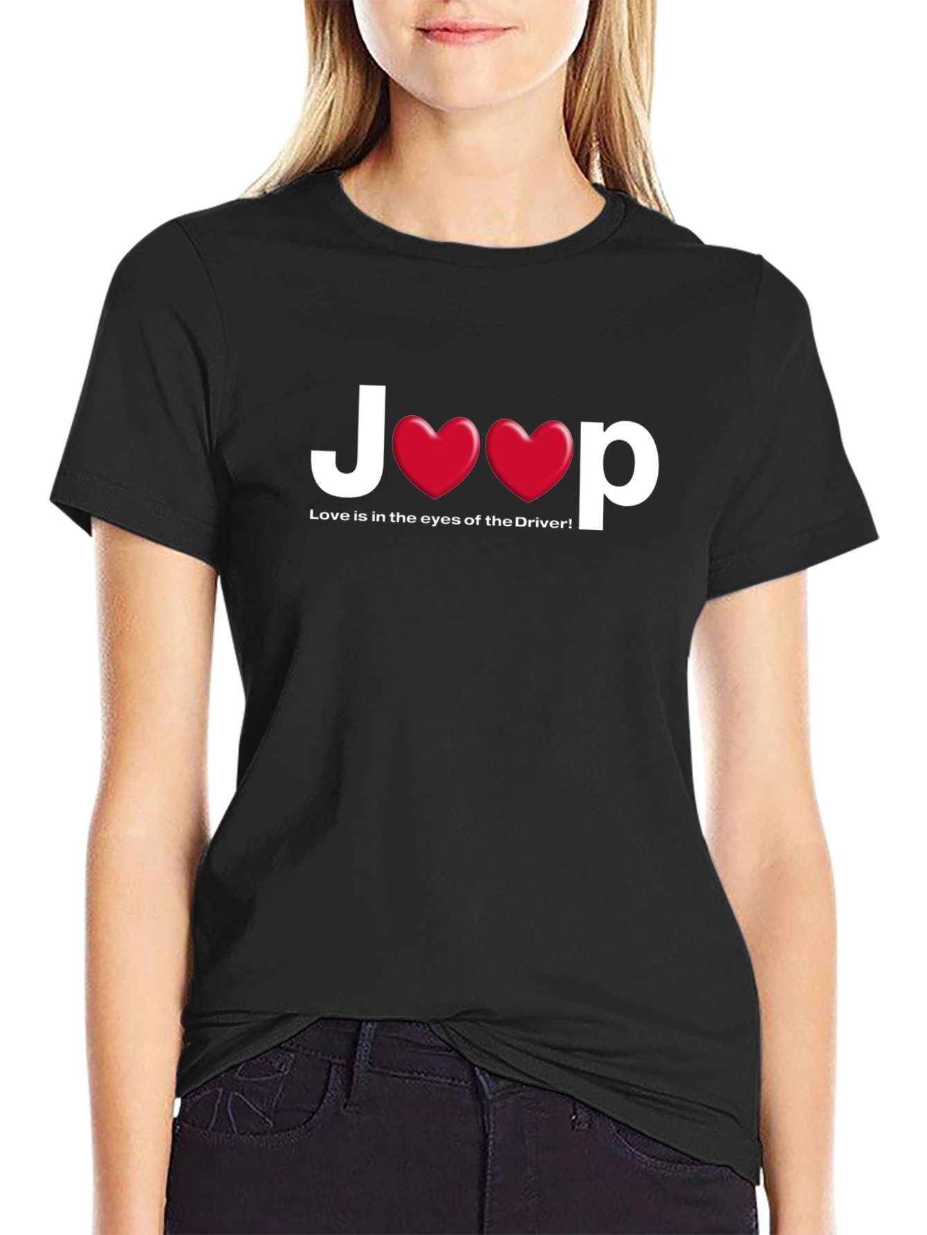 Jeep Love Driver Black T-Shirt