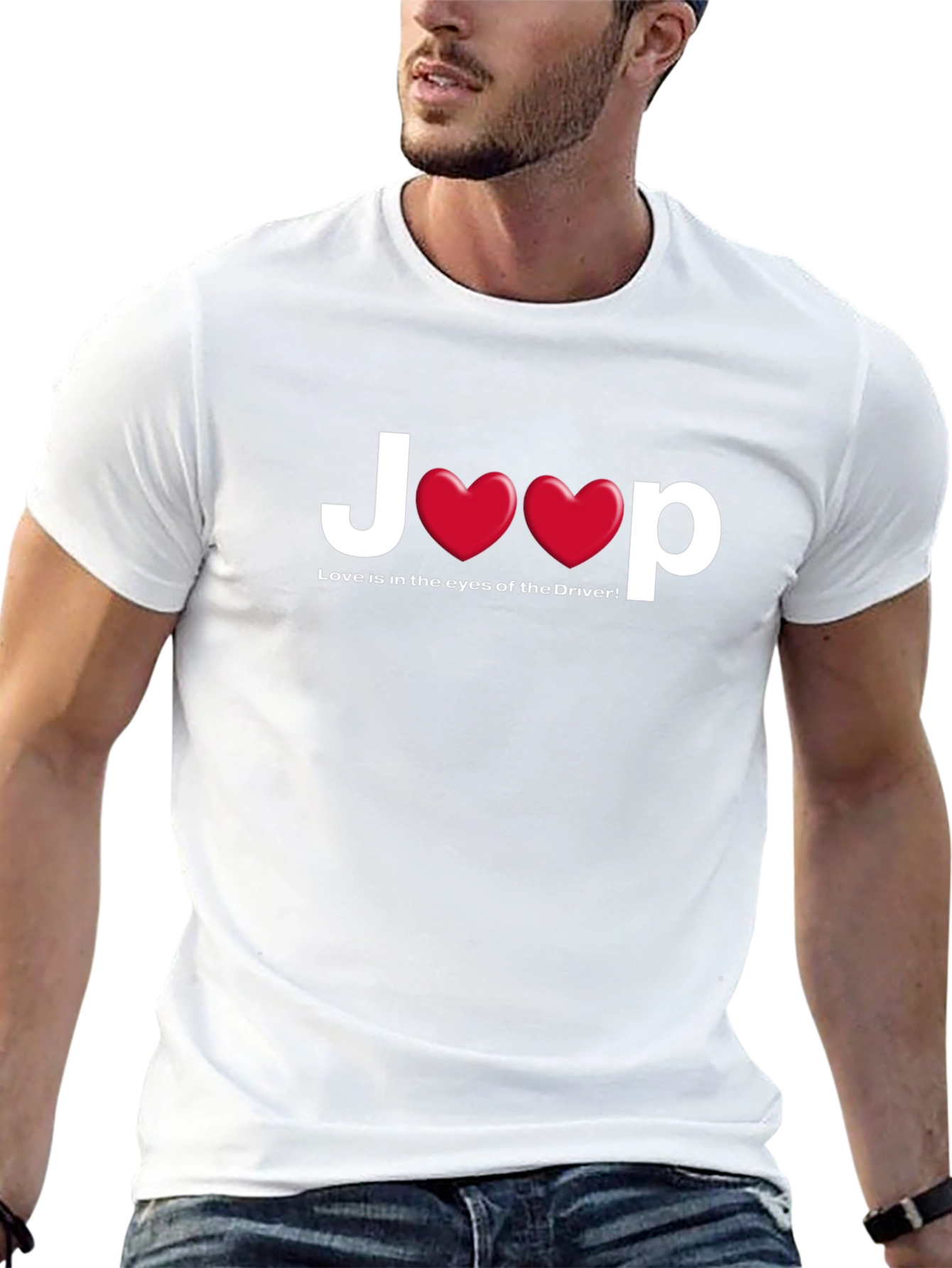 Jeep Love Driver Black T-Shirt