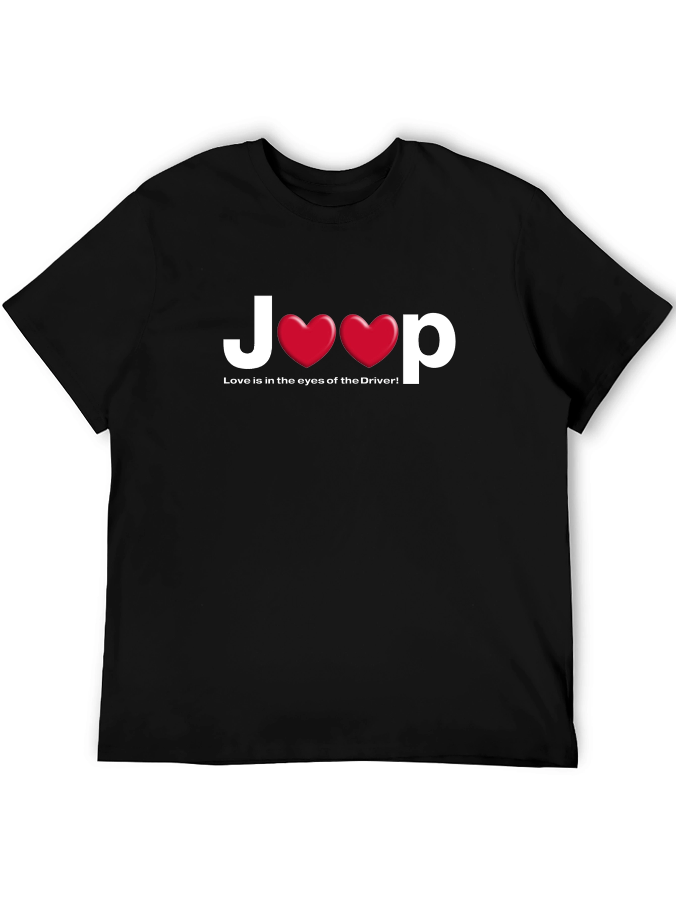 Jeep Love Driver Black T-Shirt