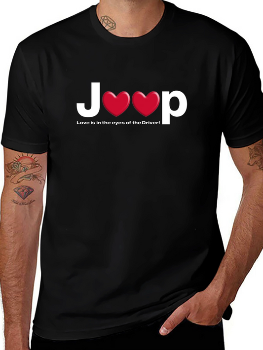 Jeep Love Driver Black T-Shirt