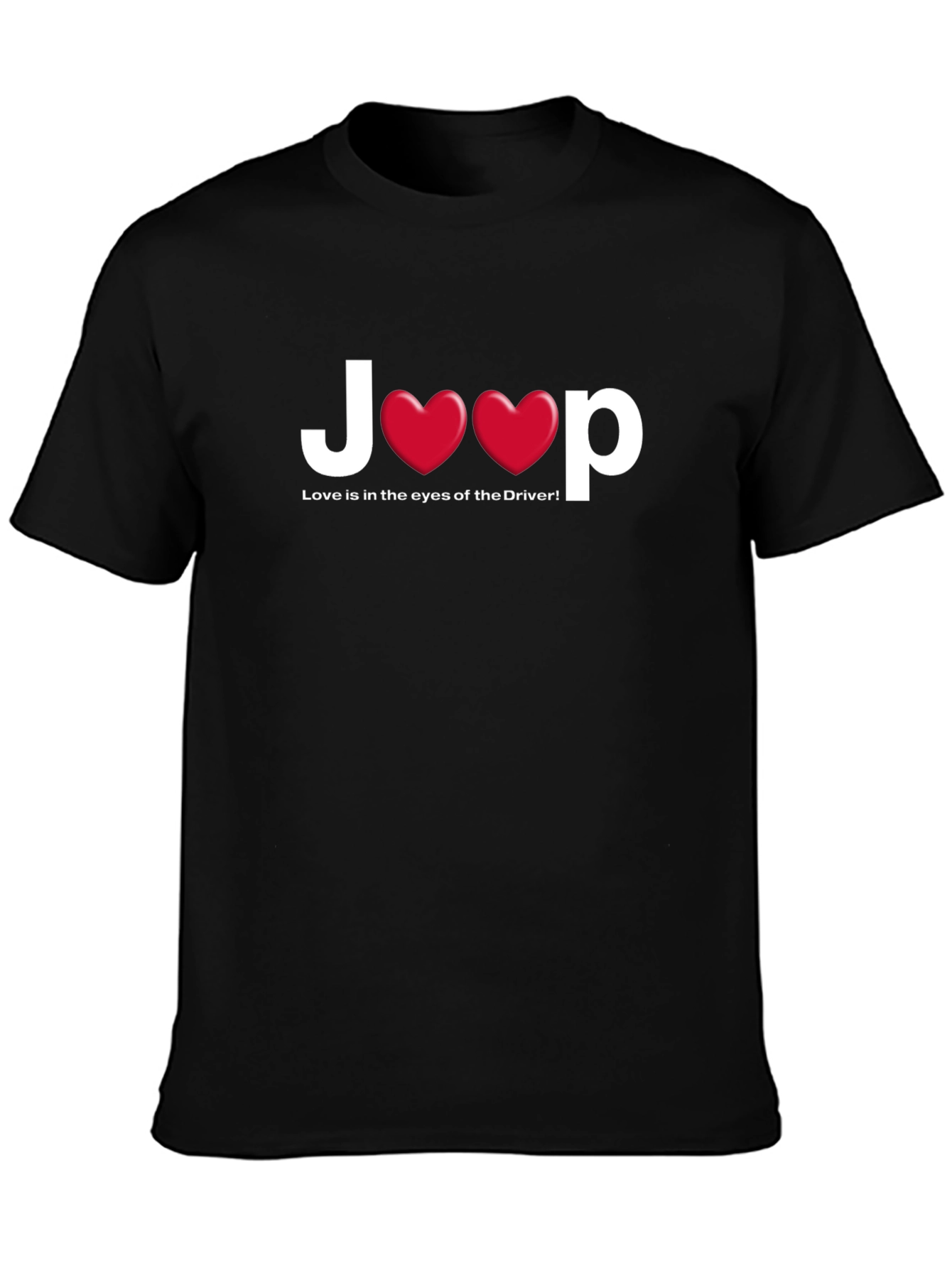 Jeep Love Driver Black T-Shirt