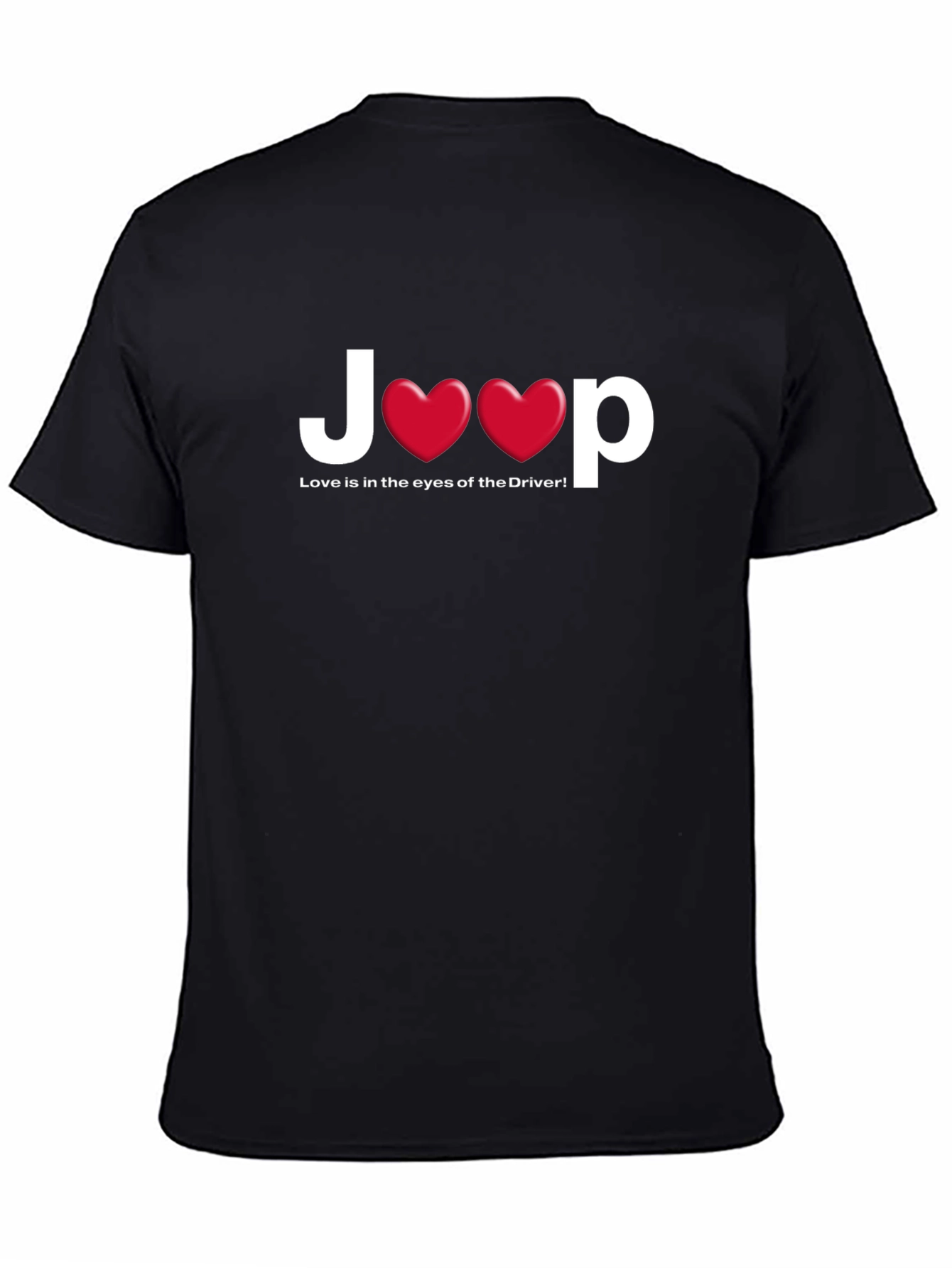 Jeep Love Driver Black T-Shirt