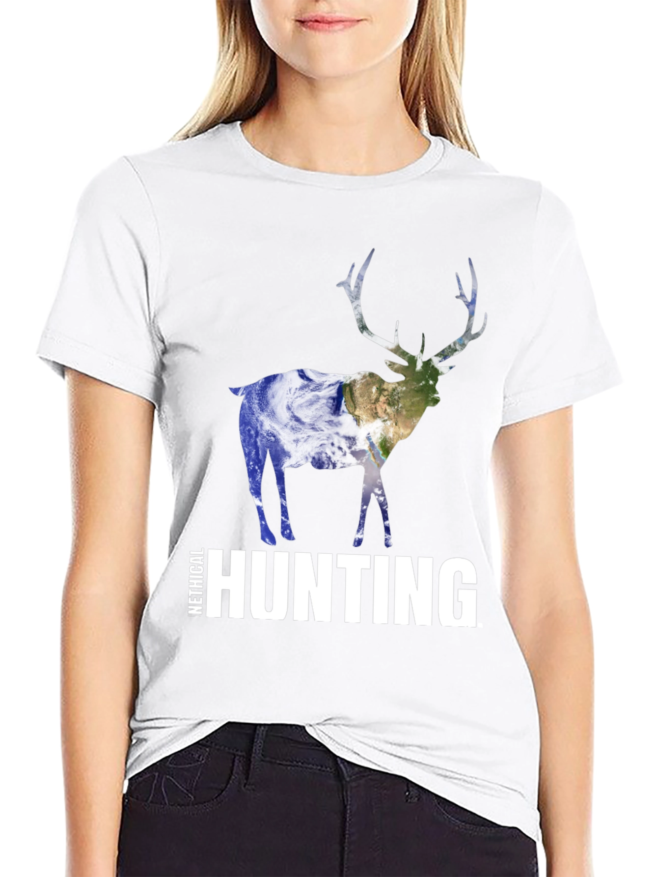 Ethical Hunting T-Shirt - Earth Design