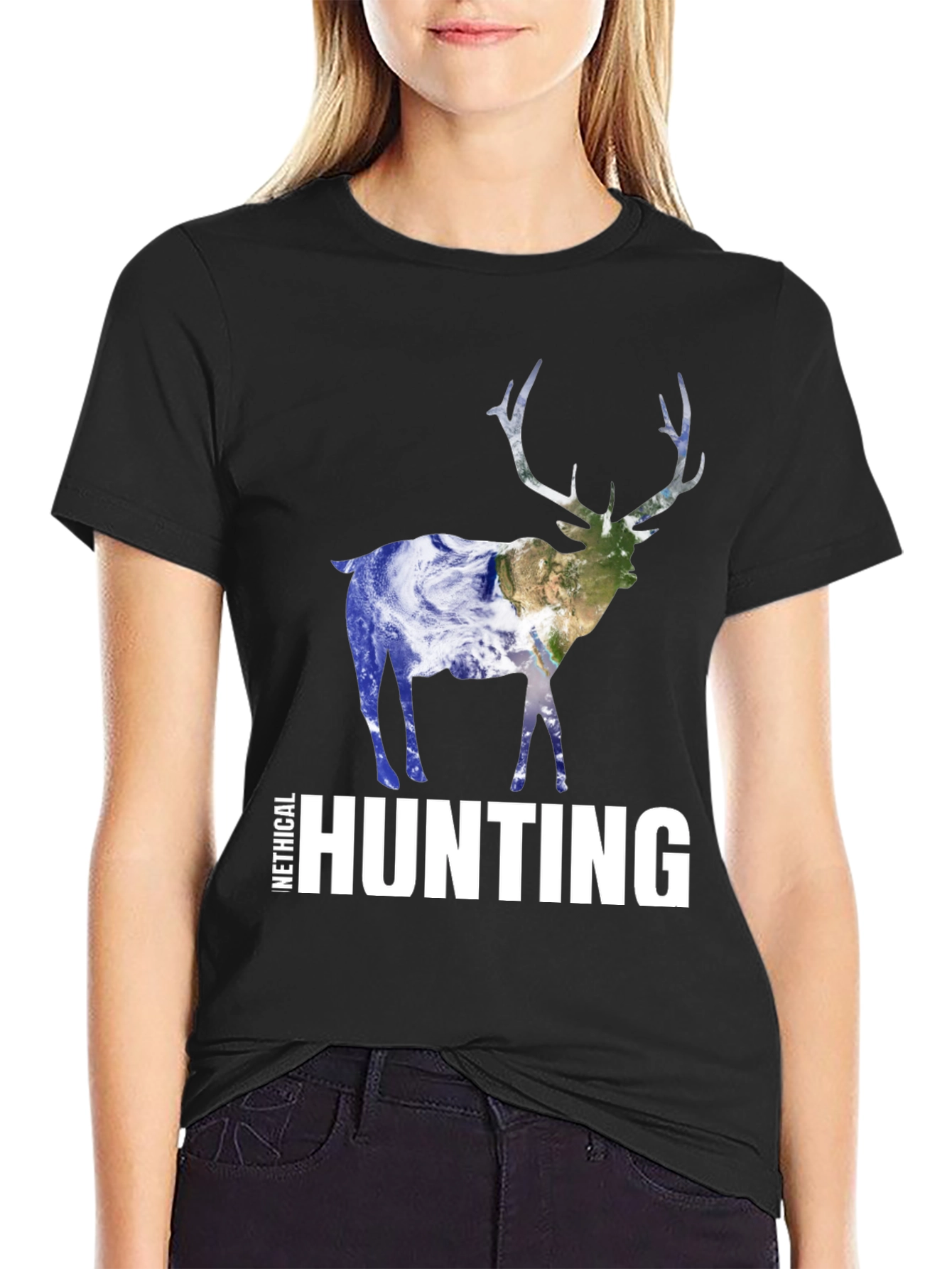 Ethical Hunting T-Shirt - Earth Design