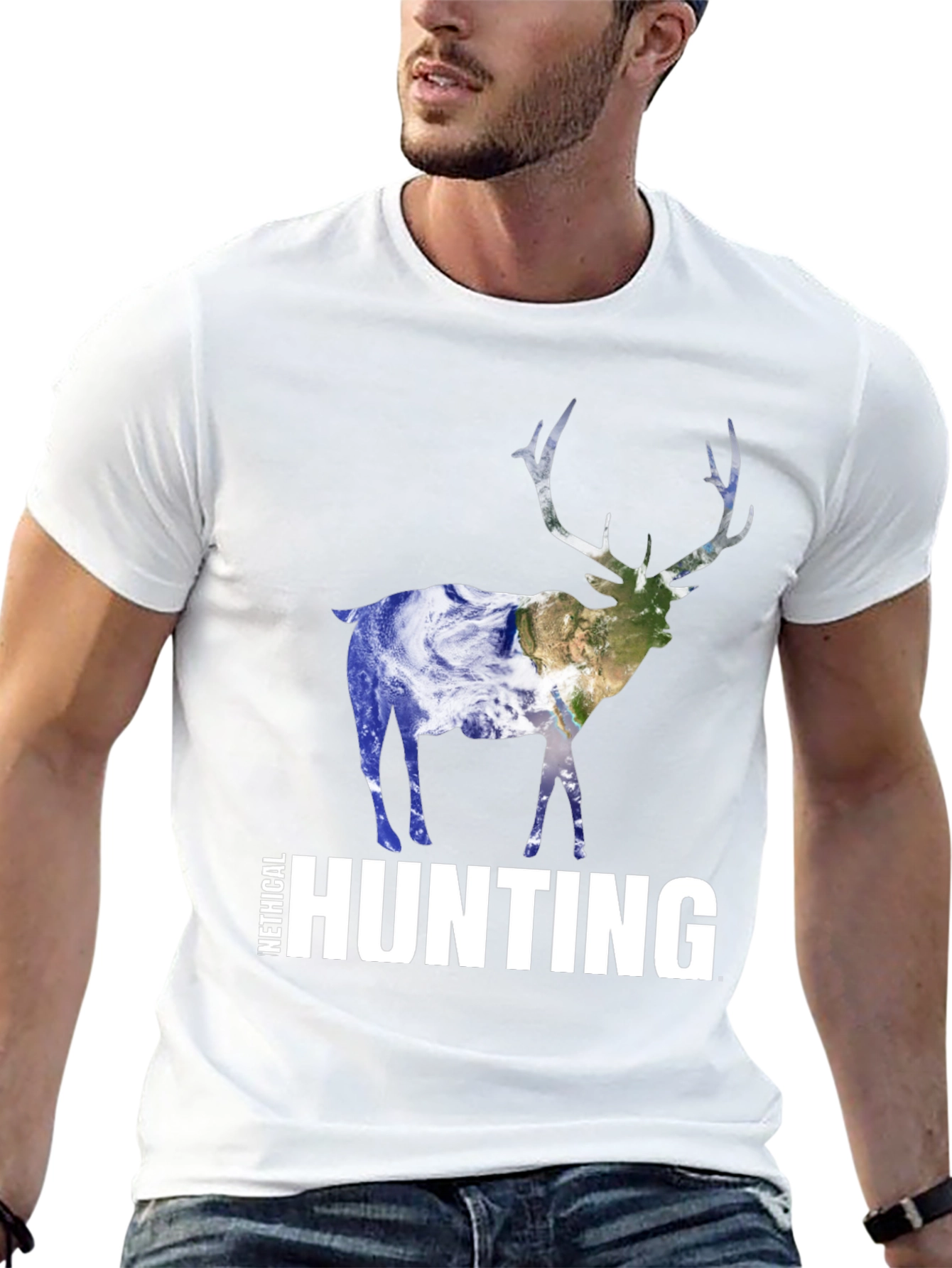 Ethical Hunting T-Shirt - Earth Design