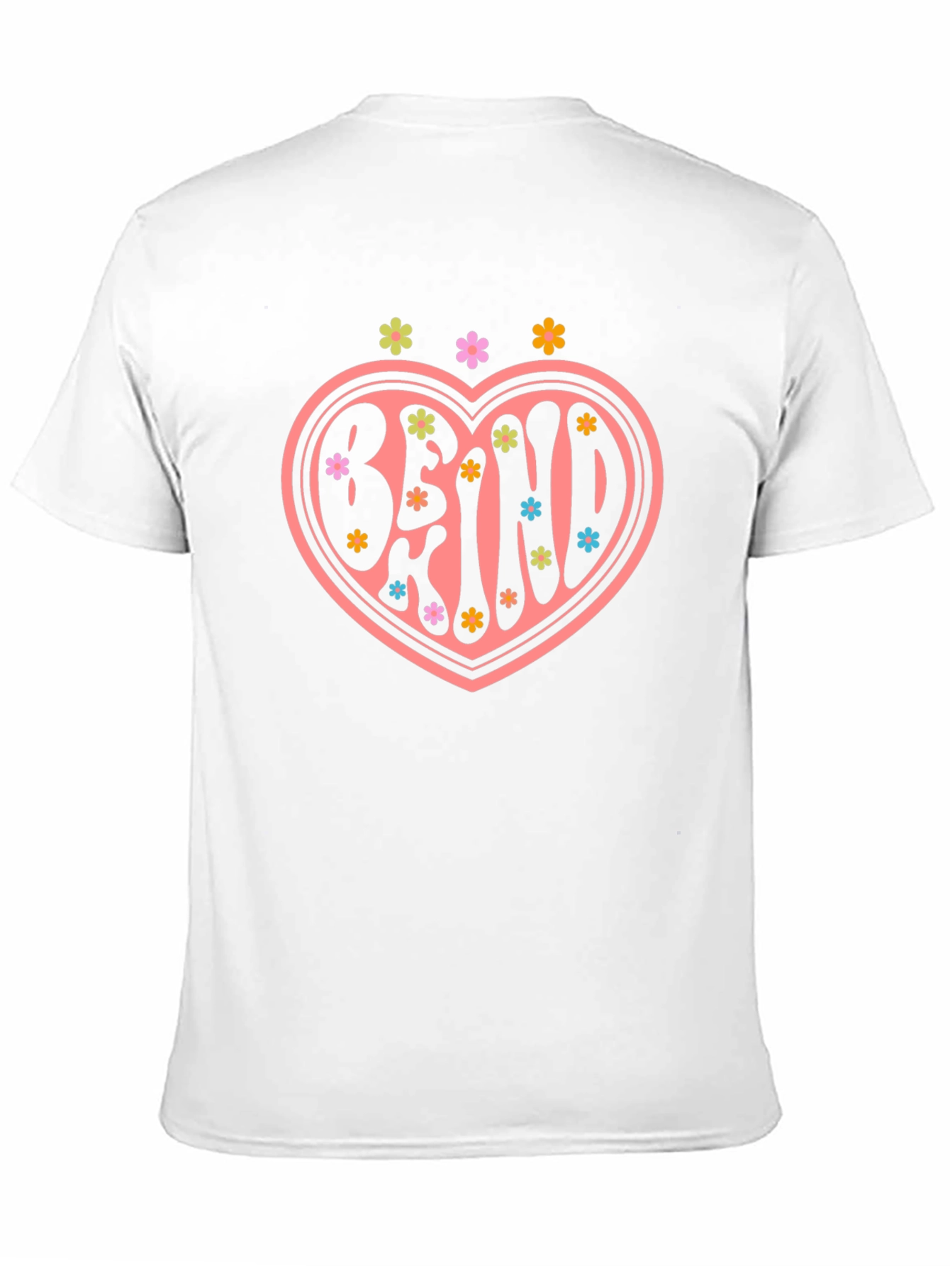 Be Kind Heart Graphic Tee - Black
