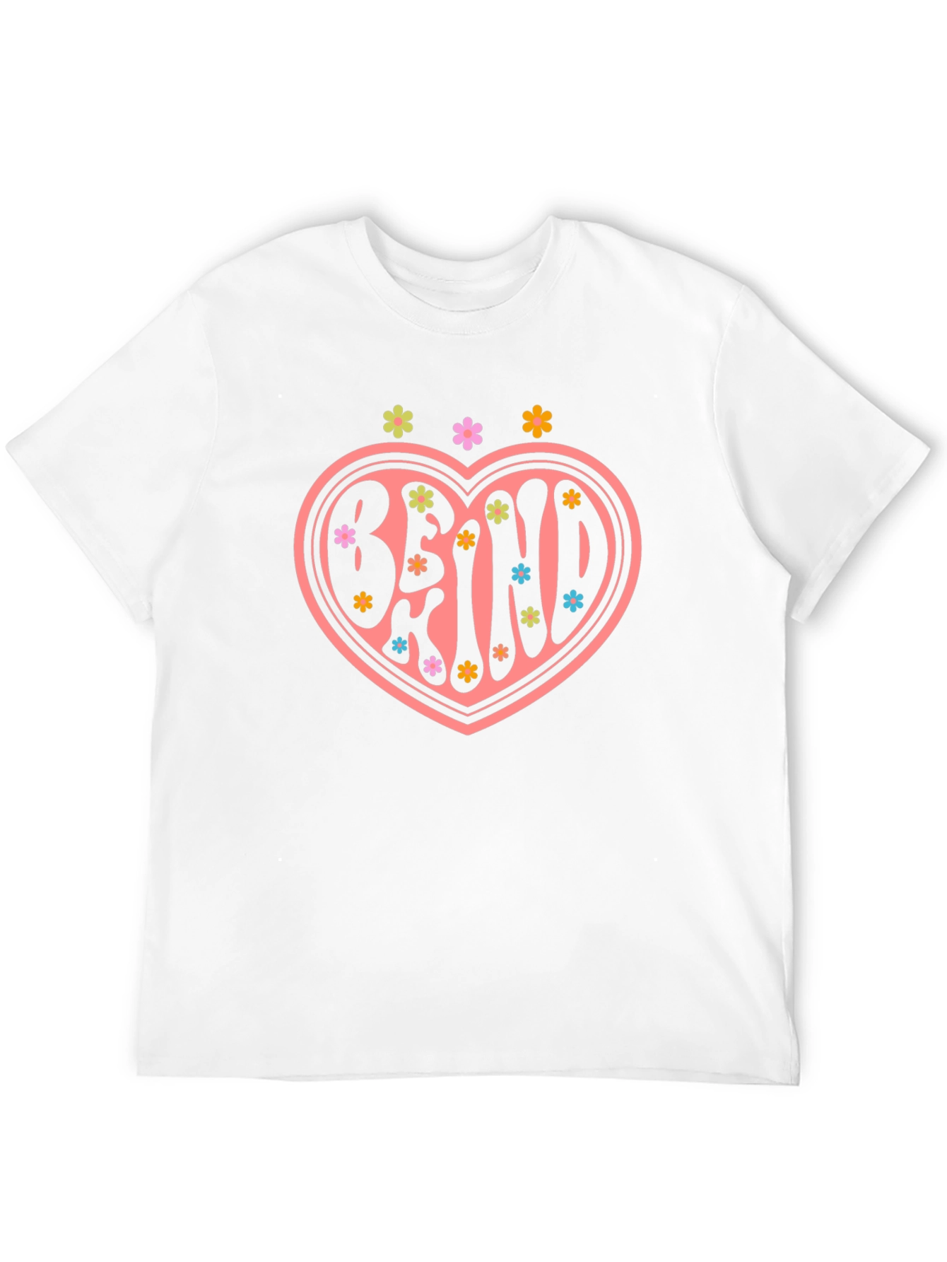 Be Kind Heart Graphic Tee - Black