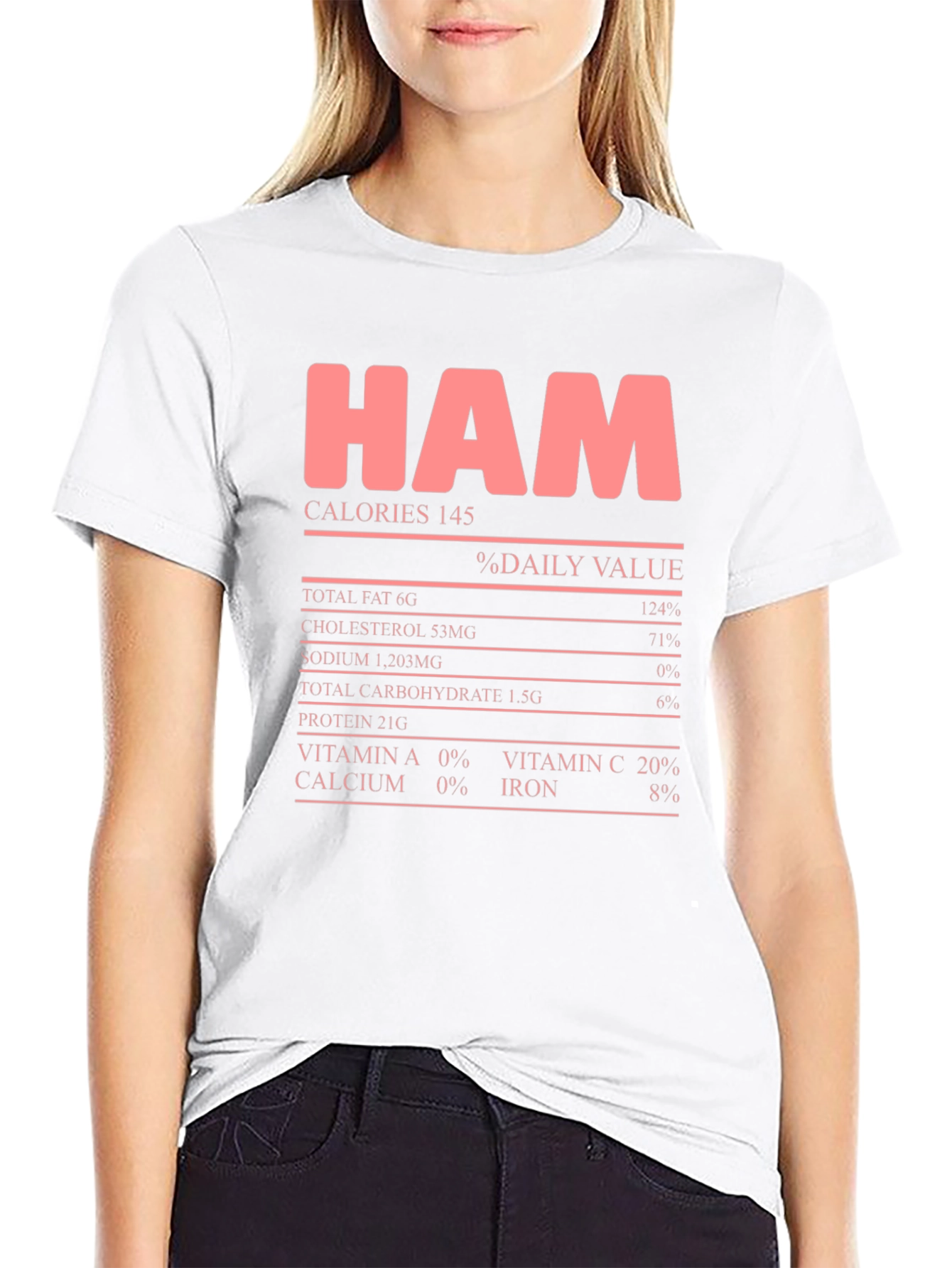 Ham Nutrition Facts Graphic Tee