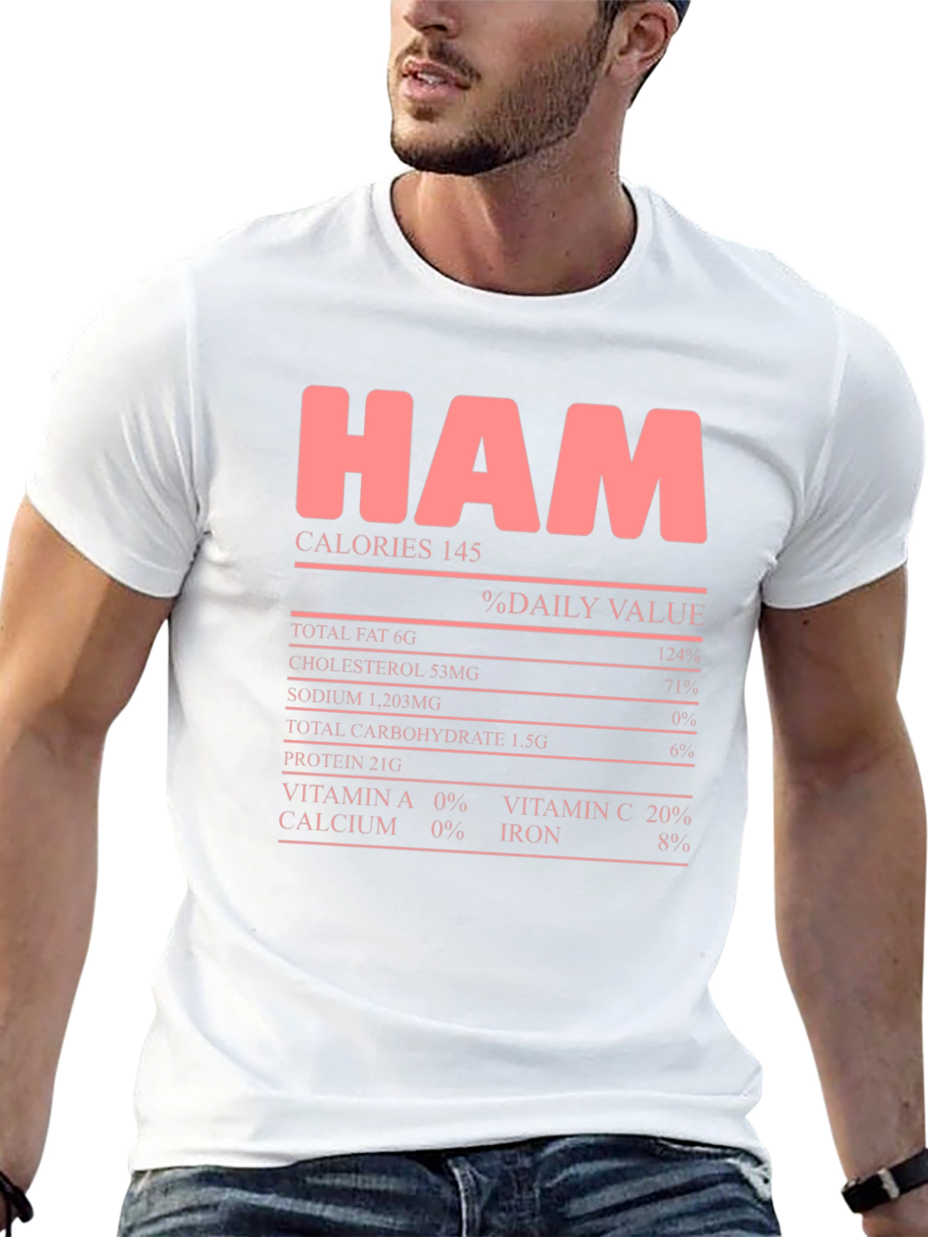 Ham Nutrition Facts Graphic Tee