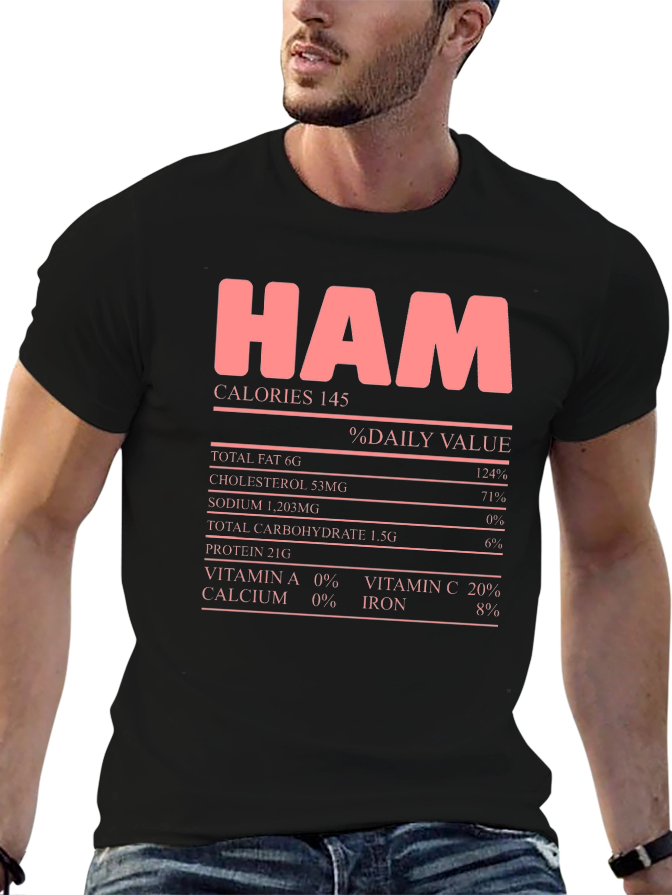 Ham Nutrition Facts Graphic Tee