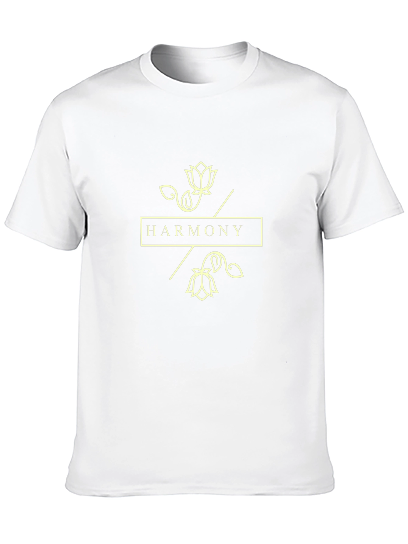 Harmony Lotus Graphic Tee - Stylish Black T-Shirt