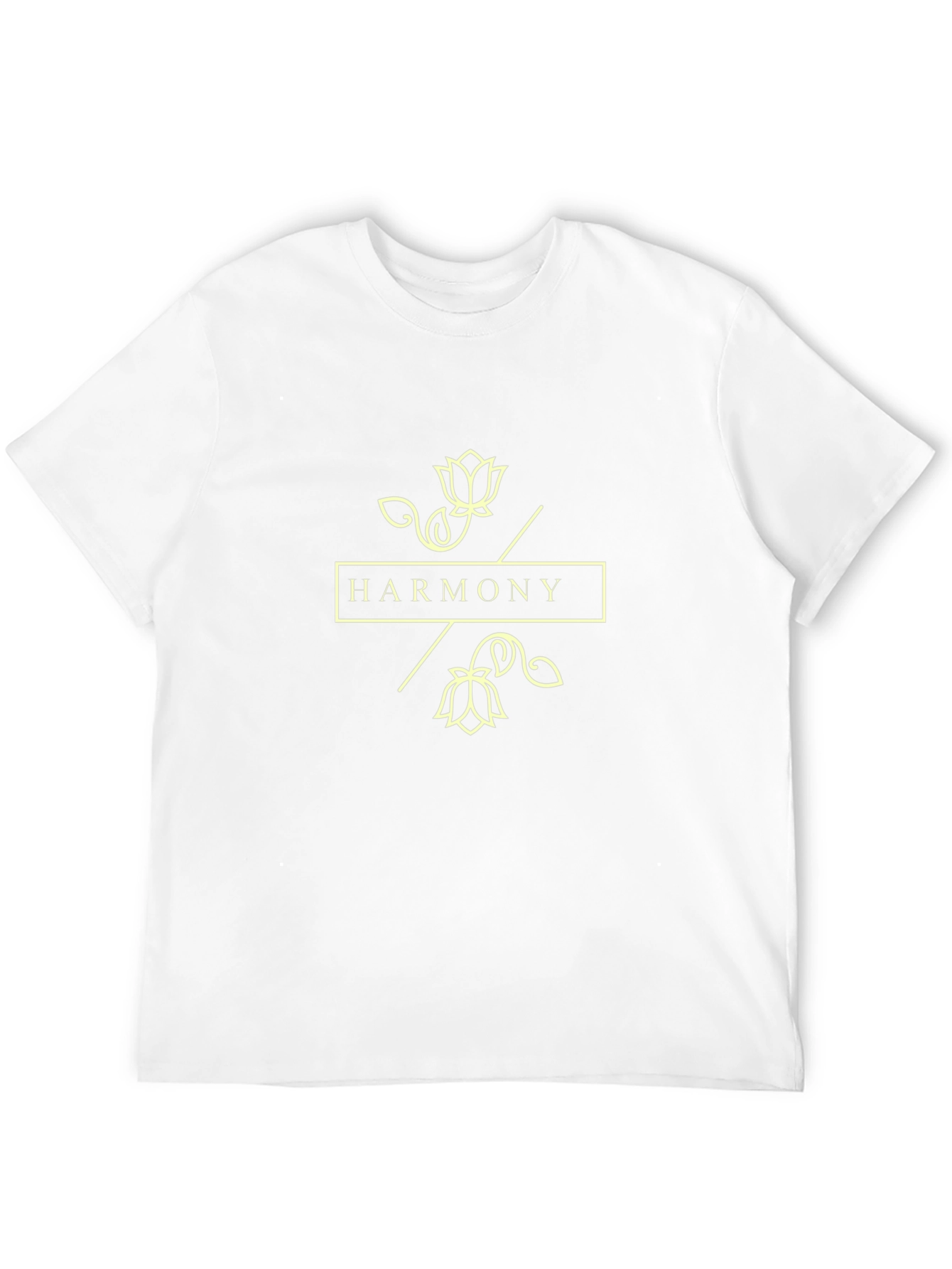 Harmony Lotus Graphic Tee - Stylish Black T-Shirt