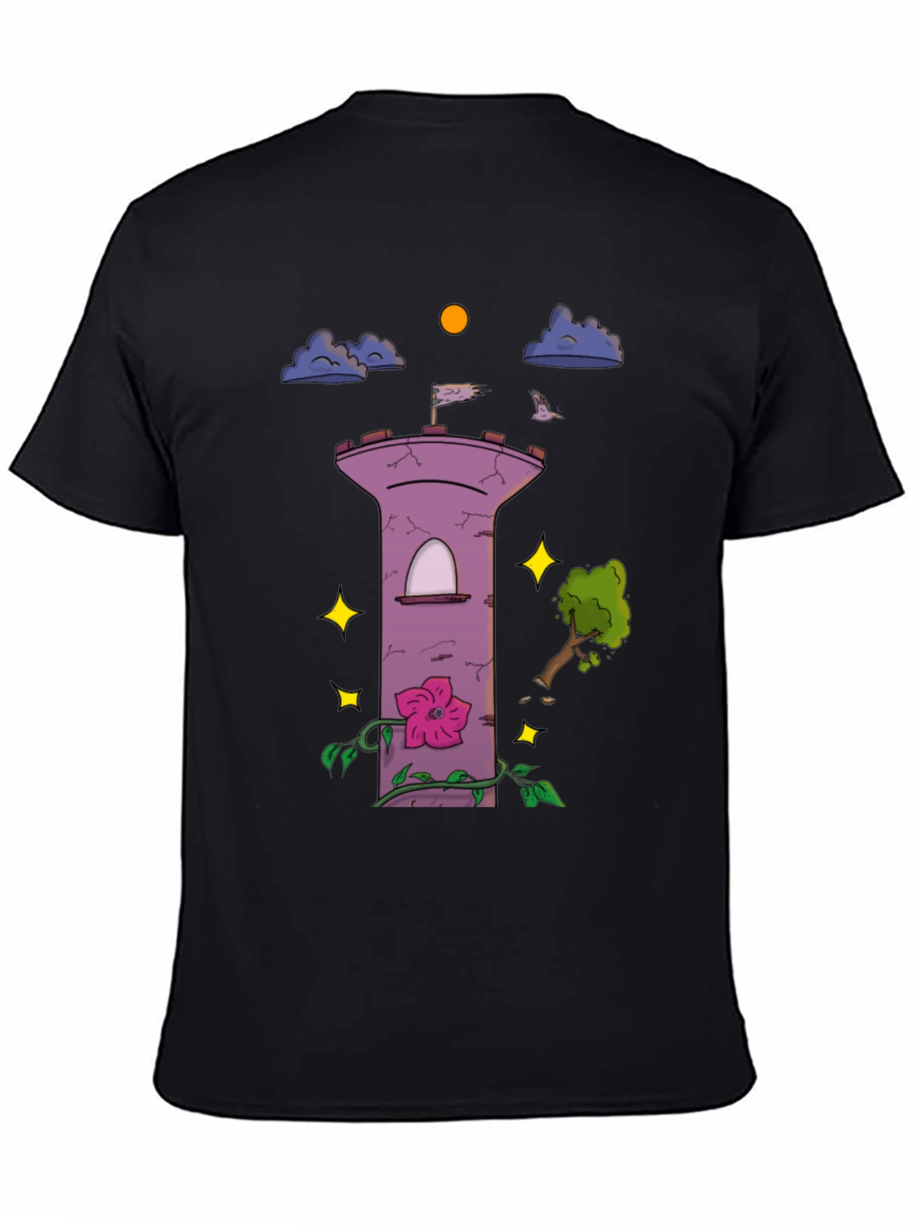 Enchanted Tower Graphic T-Shirt