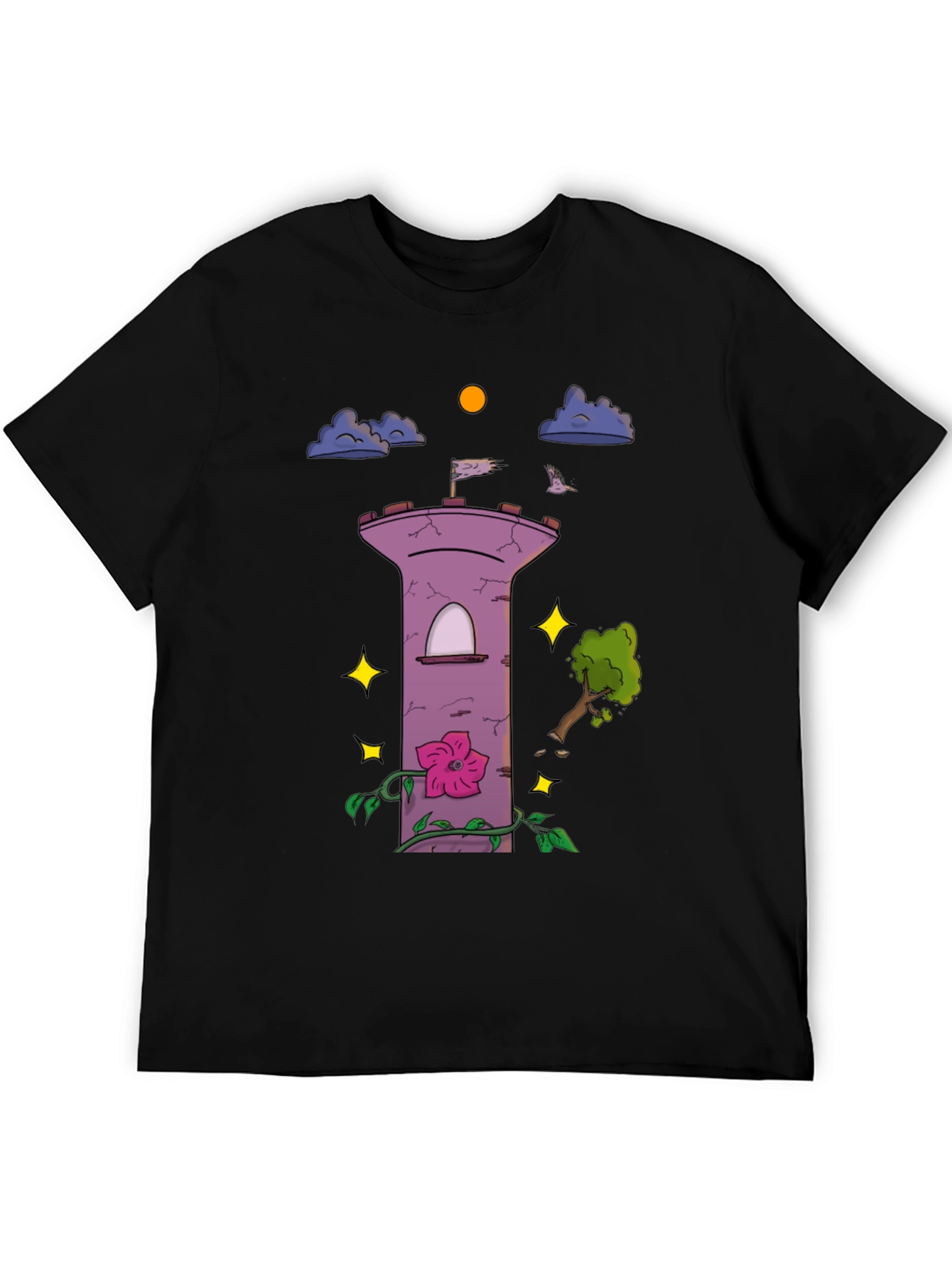 Enchanted Tower Graphic T-Shirt