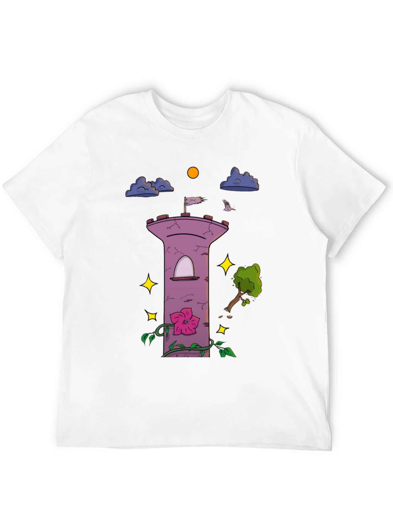 Enchanted Tower Graphic T-Shirt