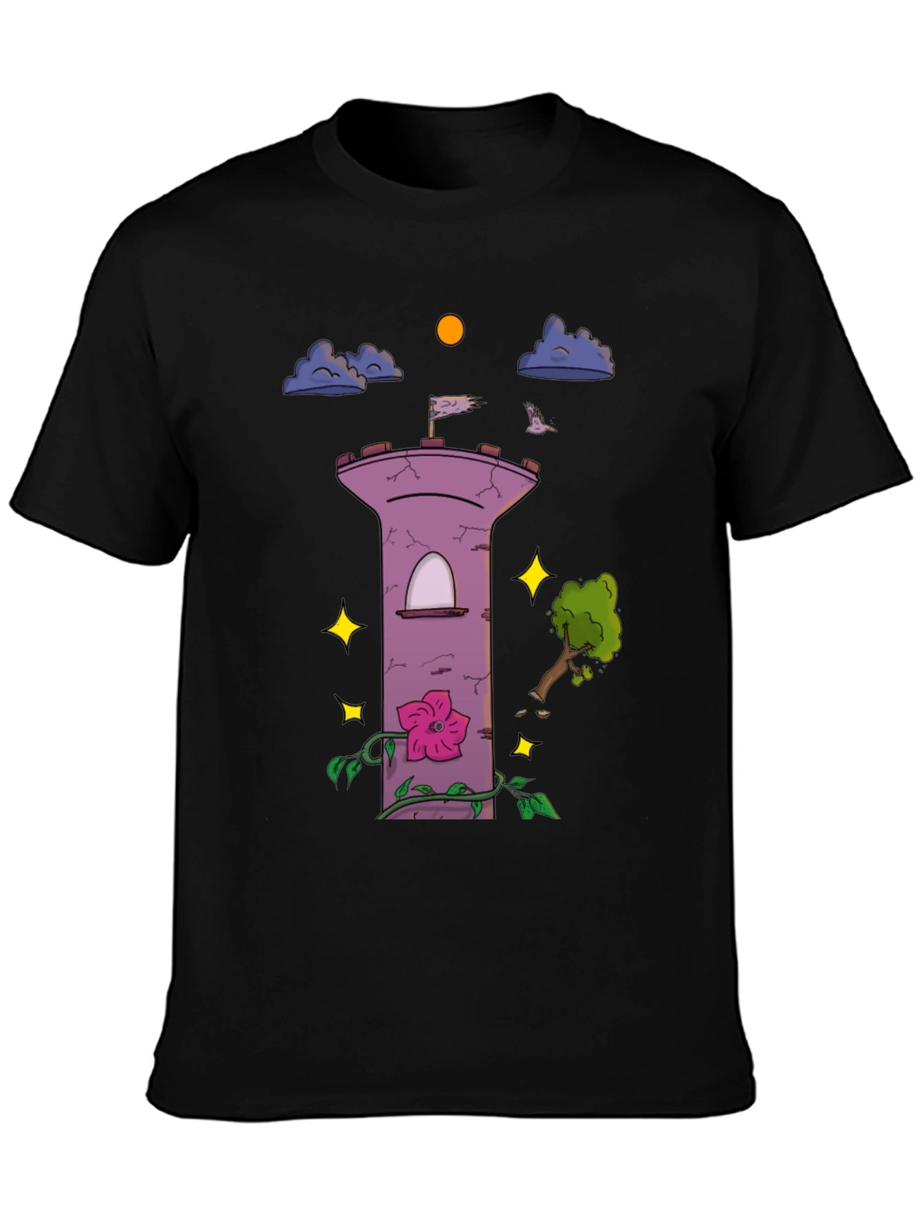 Enchanted Tower Graphic T-Shirt