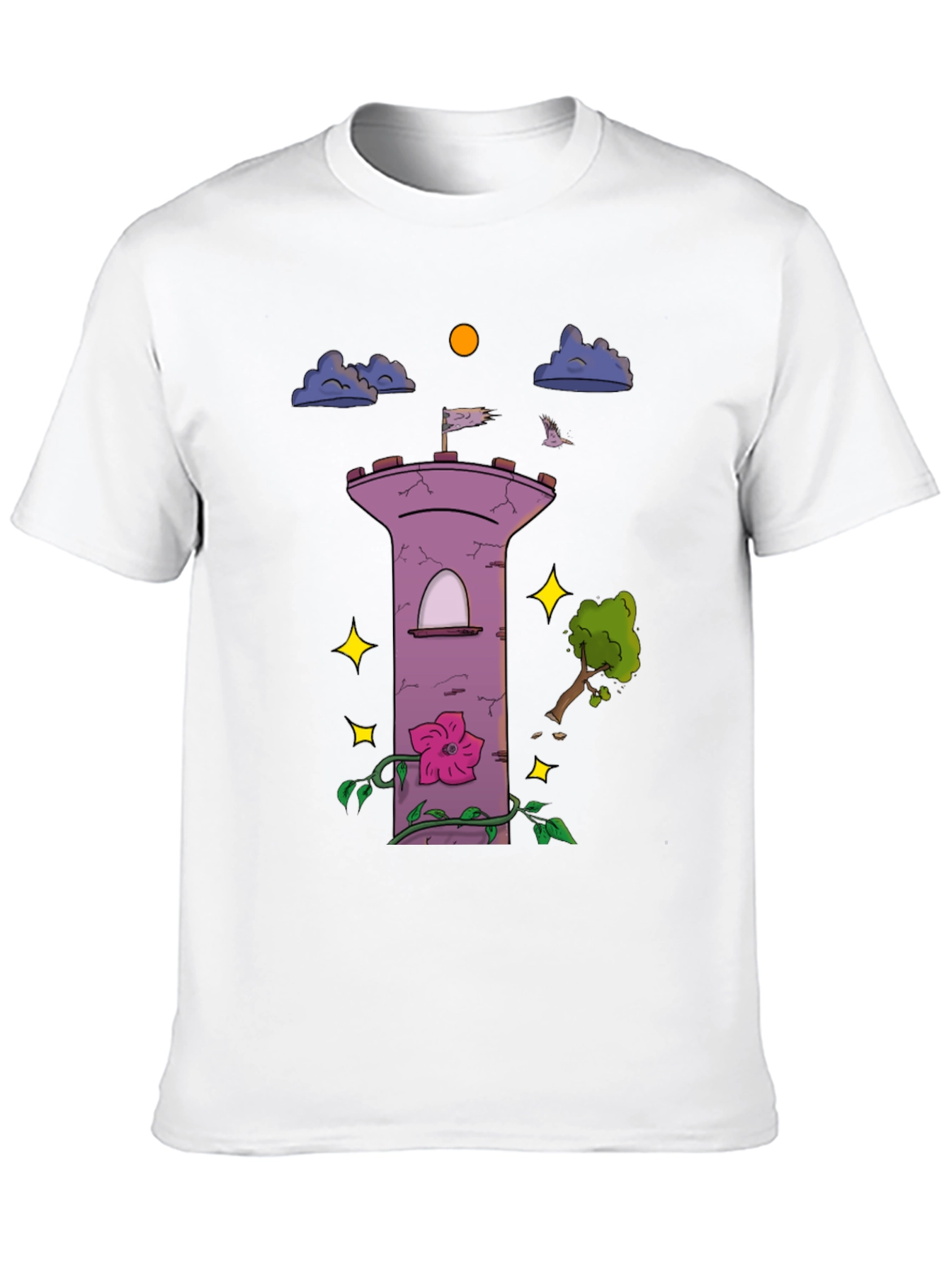 Enchanted Tower Graphic T-Shirt
