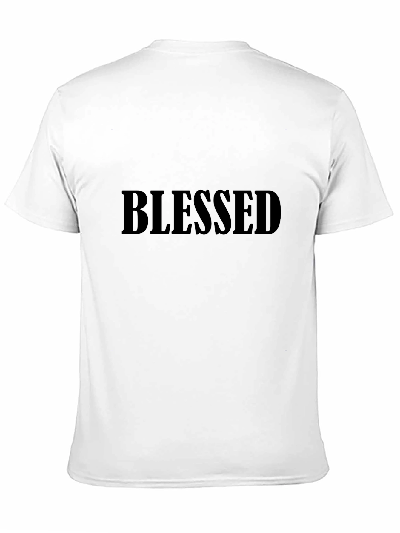 Blessed Black T-Shirt - Minimalist Design