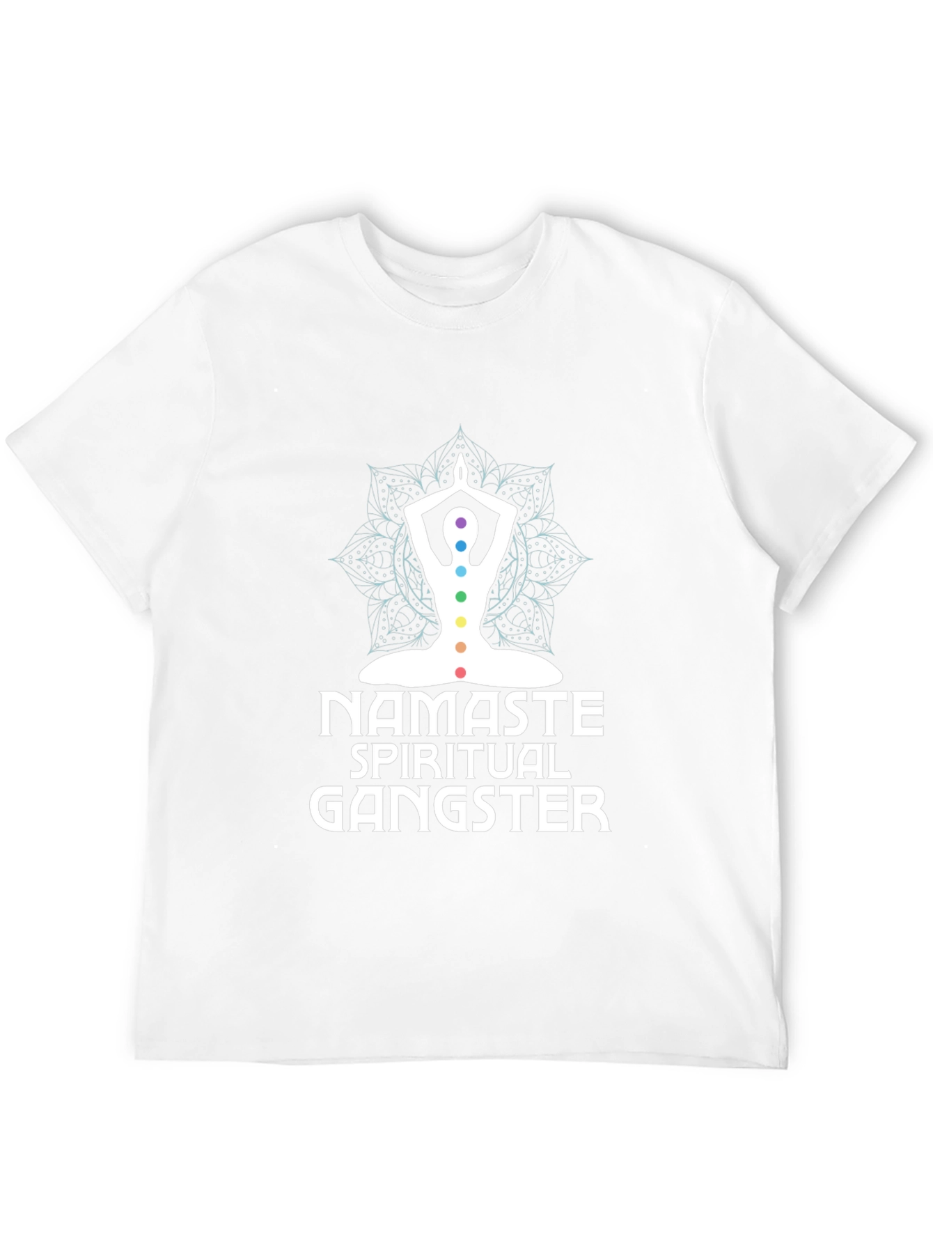 Namaste Spiritual Gangster Black Graphic Tee