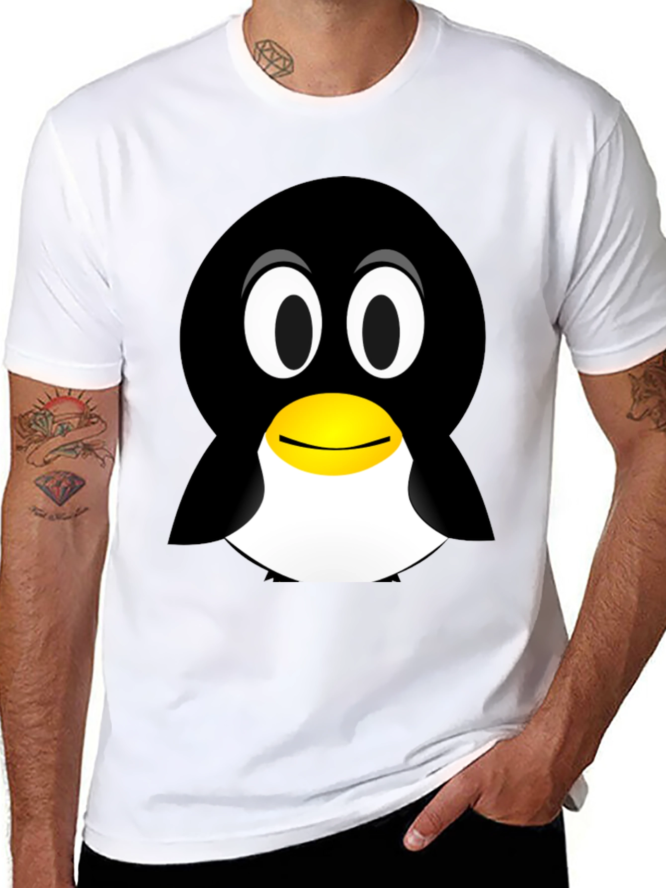 Linux Penguin T-Shirt - Tux Mascot Graphic Tee