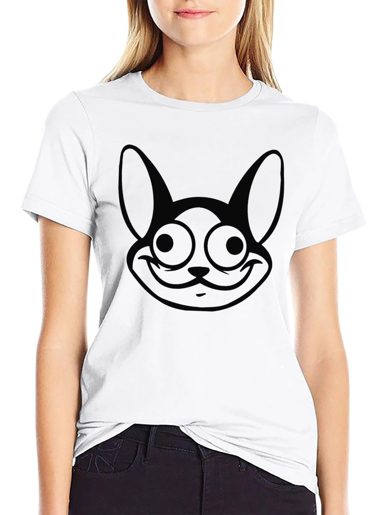 Black Rabbit Graphic Tee - Unisex Casual T-Shirt